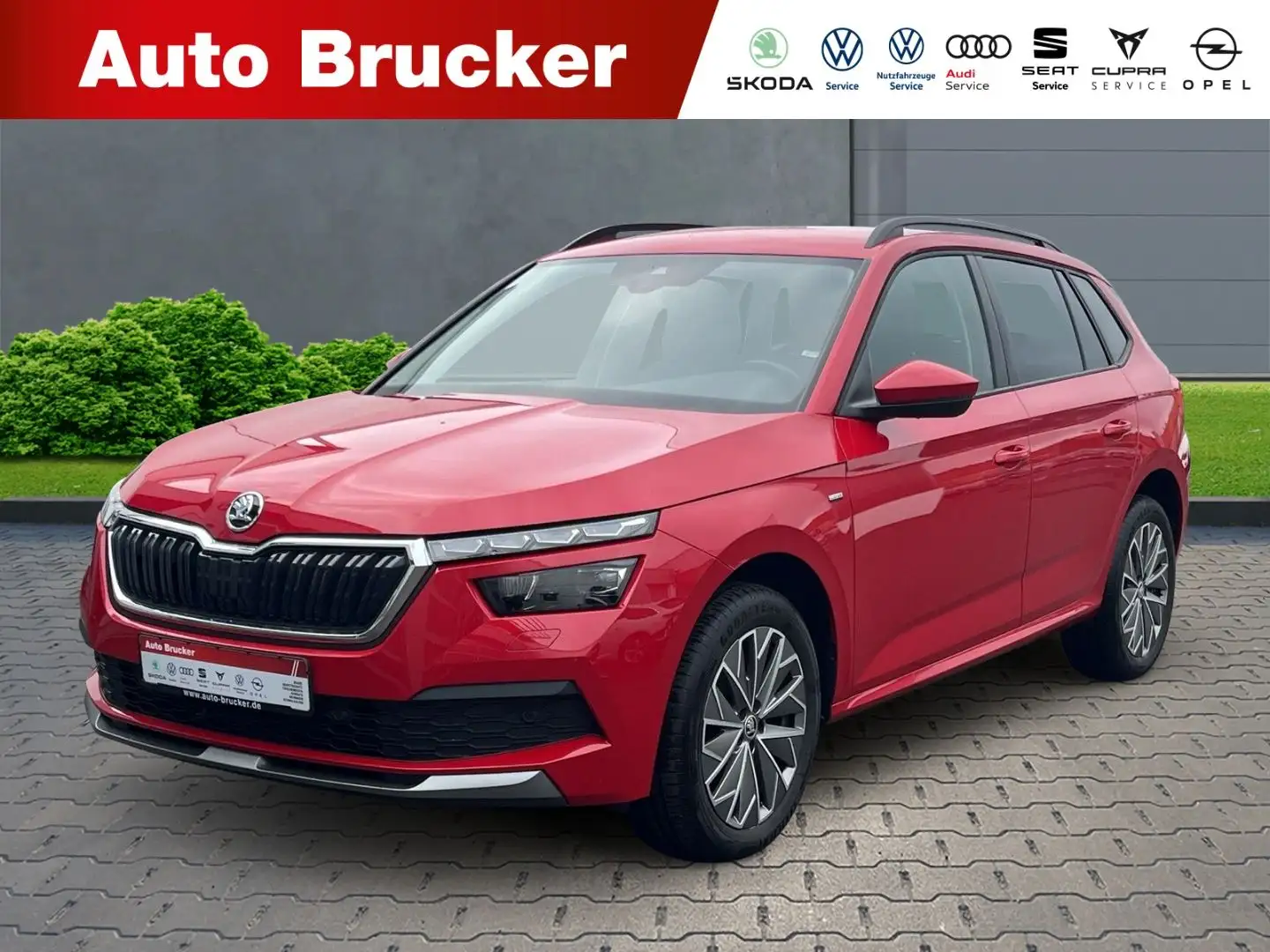 Skoda Kamiq Clever 1.5 TSI+Navi+Alufelgen+Klimaautomat Rot - 1
