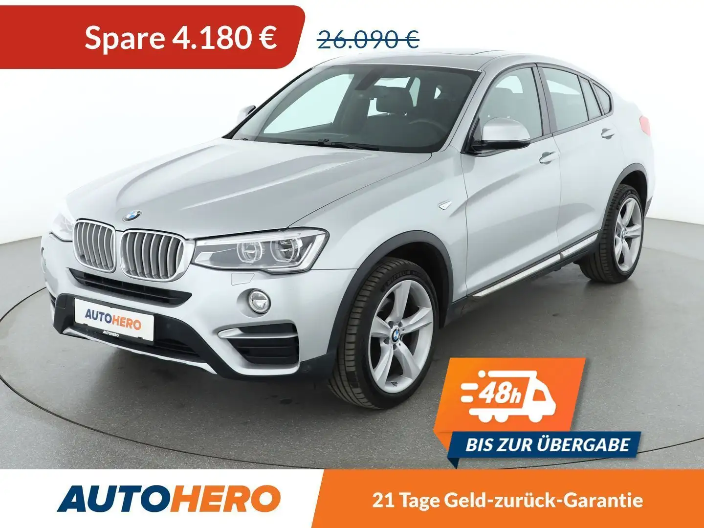 BMW X4 xDrive 30d Aut.*NAVI*LED*CAM*SHZ*ALU*KLIMA* Grau - 1
