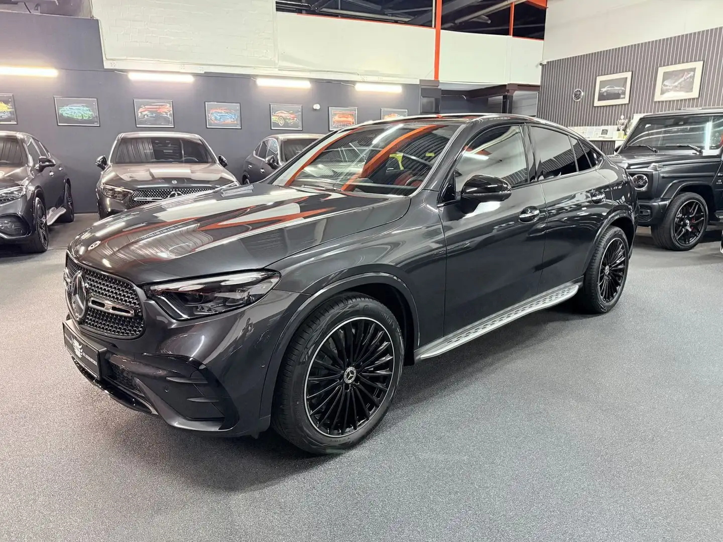 Mercedes-Benz GLC 300 4M Coupé AMG Premium PANO/BURMEST/NIGHT/ Gris - 2
