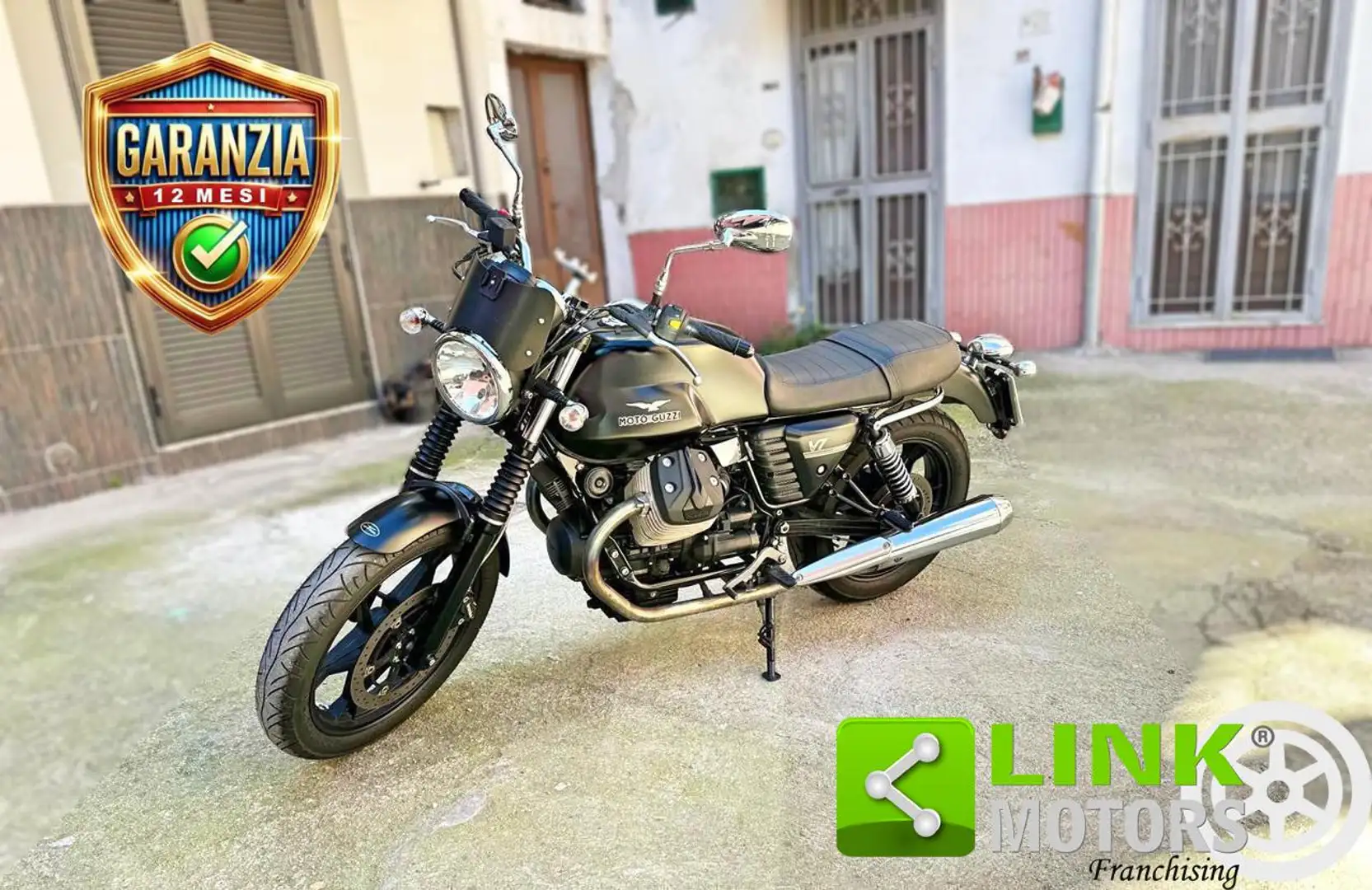 Moto Guzzi V 7 I STONE 12 MESI GARANZIA Nero - 1