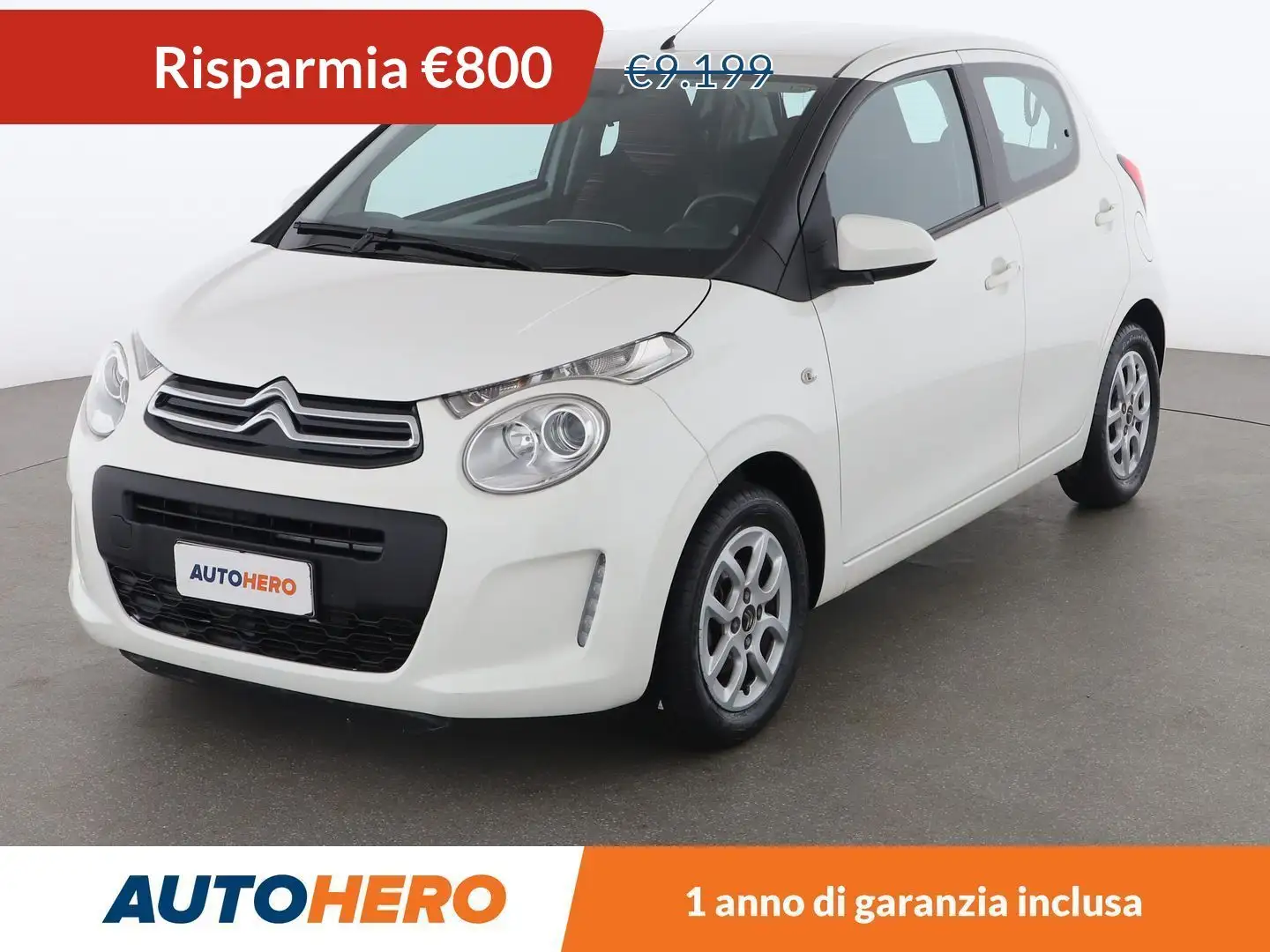 Citroen C1 1.0 VTi Feel 68 CV Bianco - 1