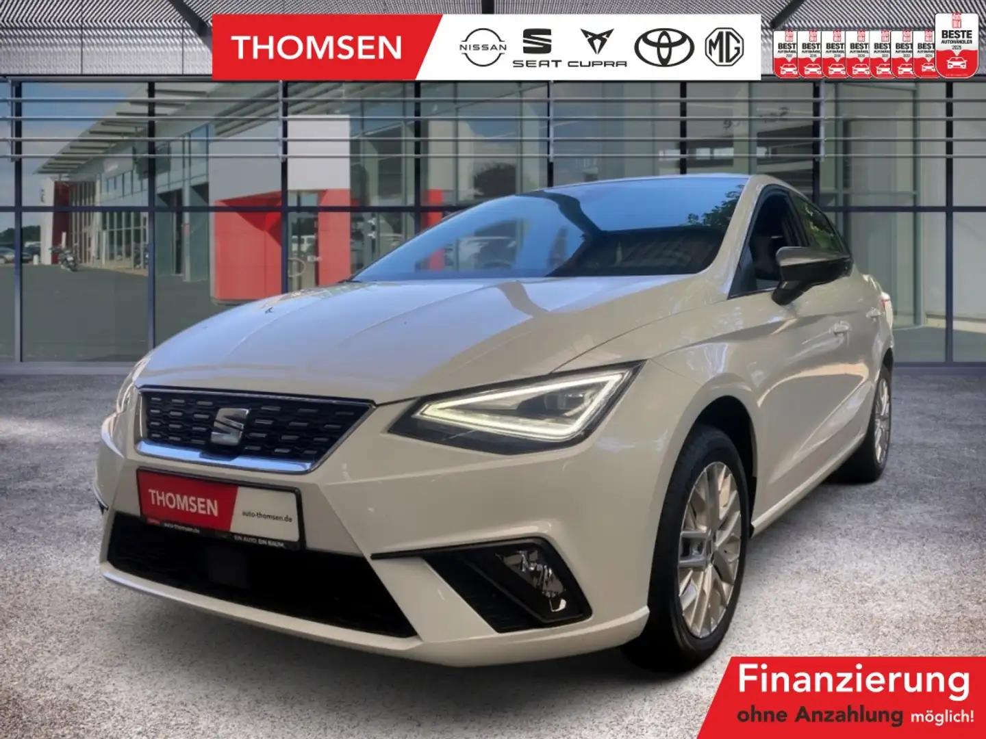 SEAT Ibiza 1.0 TSI Xcellence ACC+LED+Navi+Virtual+PDC Weiß - 1