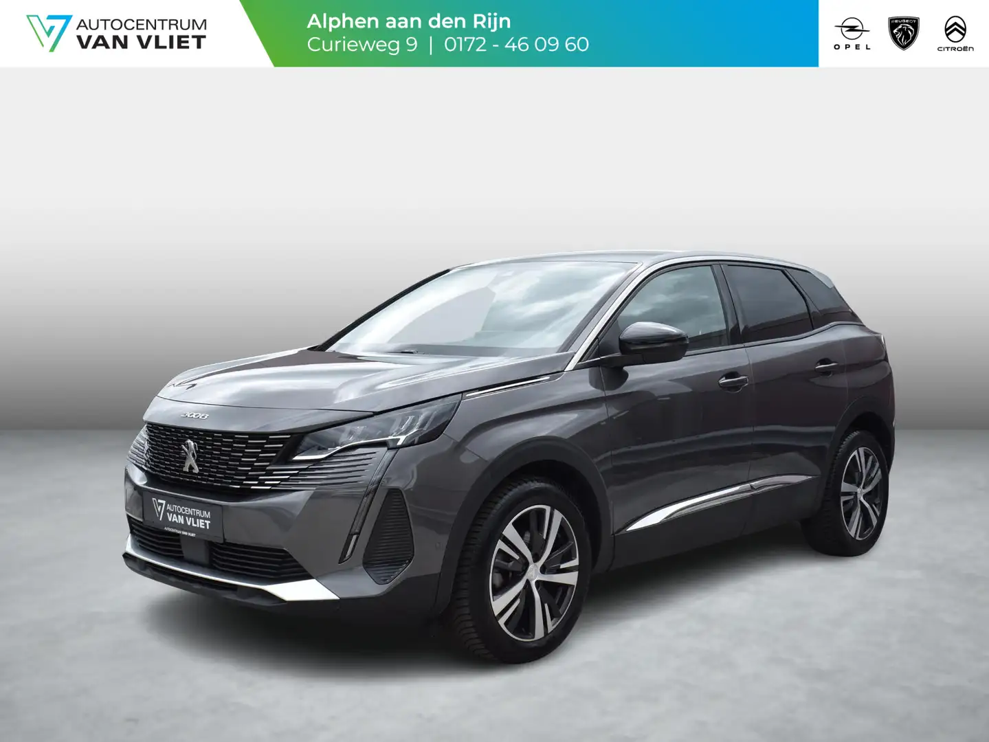 Peugeot 3008 1.2 Turbo Allure Pack Business 130 PK | 3D I-Cockp Grijs - 1