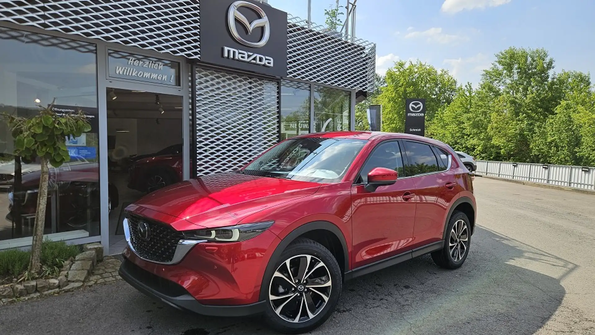 Mazda CX-5 Exclusive-Line Allrad Rouge - 1