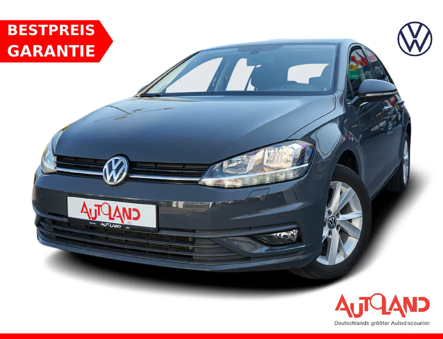 Volkswagen Golf VII 1.0 TSI Sitzheizung Bluetooth Klimaaut. Grau - 1