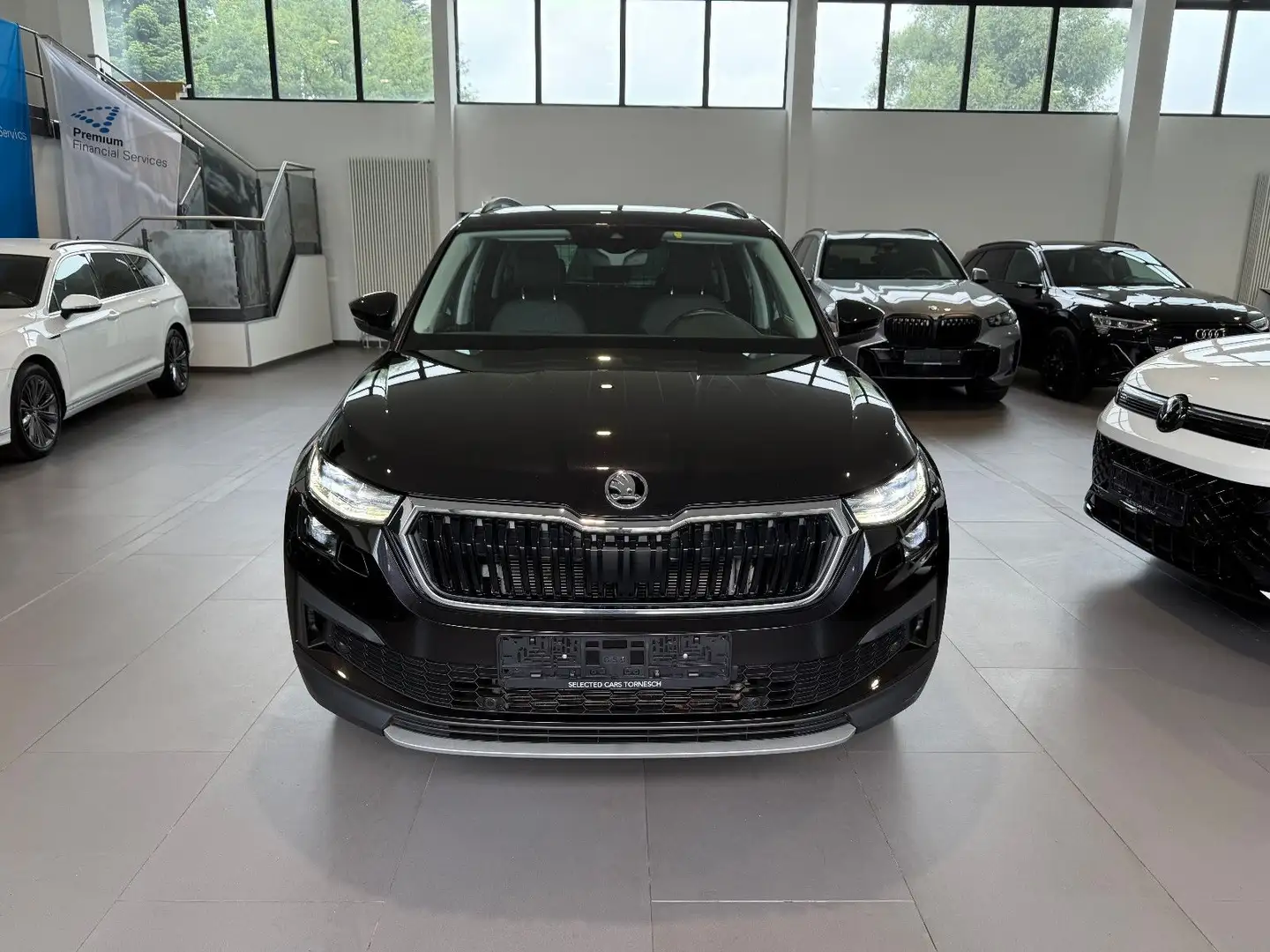 Skoda Kodiaq Clever 2.0 TDI DSG 4x4 AID/MATRIX/KAM/AHK Schwarz - 2