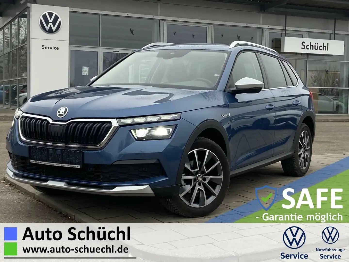 Skoda Kamiq 1.5 TSI DSG Scout Scoutline SMART-LINK+LED Blau - 1