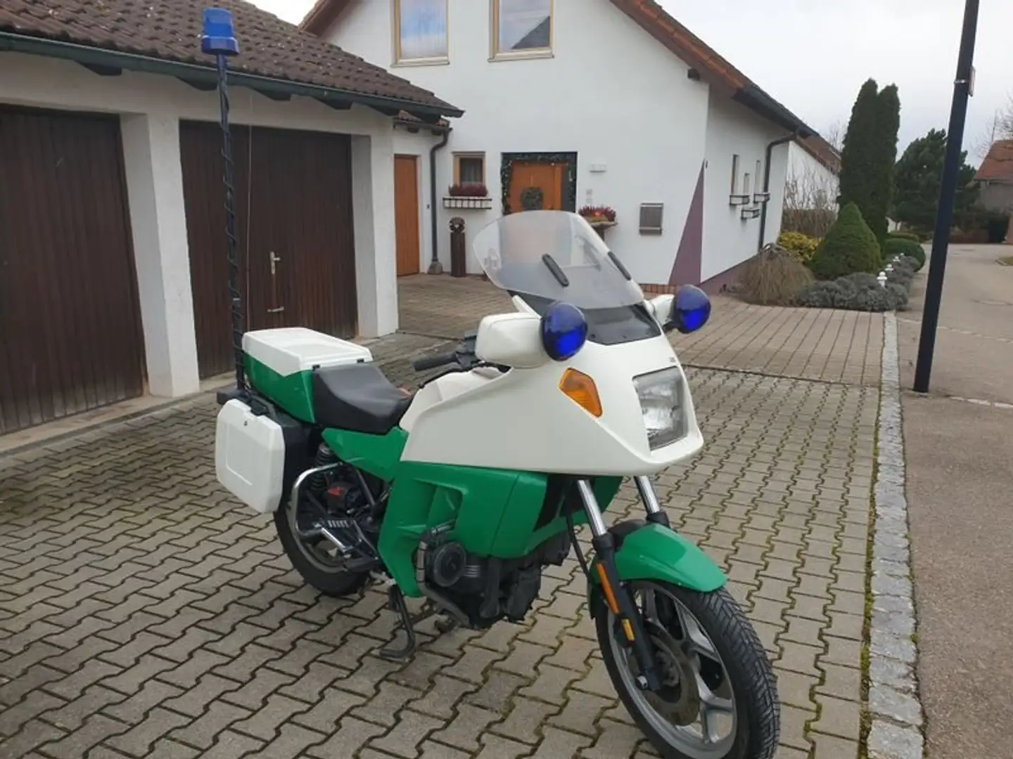 BMW K 75 RT Behörden Maschiene Vert - 1