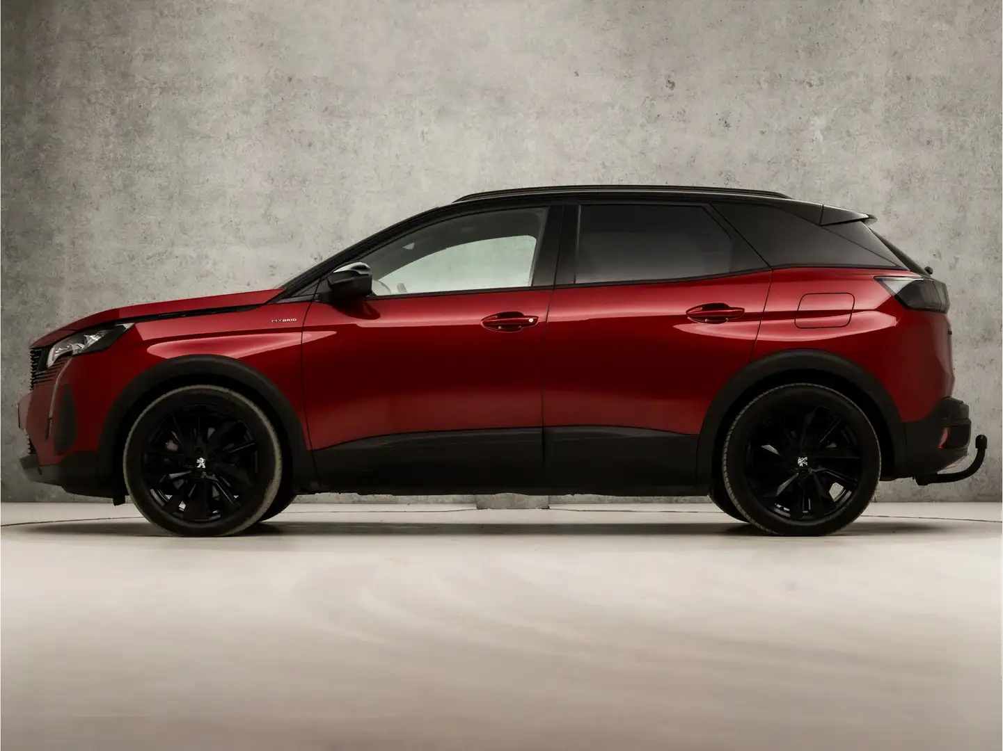 Peugeot 3008 1.6 HYbrid 225 GT Sport 225Pk Automaat (PANORAMADA Rood - 2