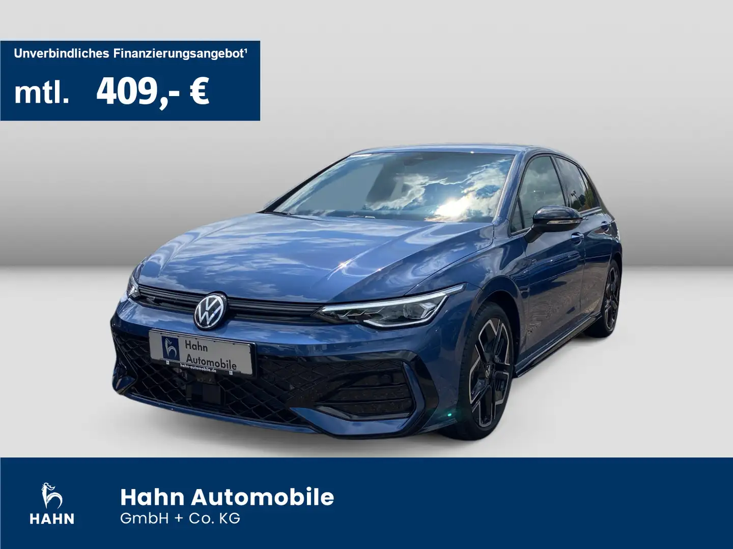 Volkswagen Golf VIII 1.5TSI R-Line Black Style Cam LED-Plus Blauw - 1