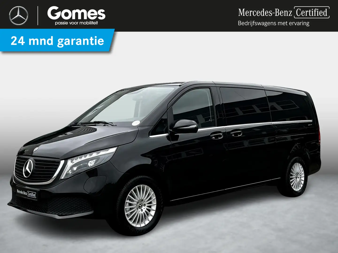 Mercedes-Benz EQV 300 L3 90 kWh | 8-Persoons | Autom. Achterklep | Leder Zwart - 1