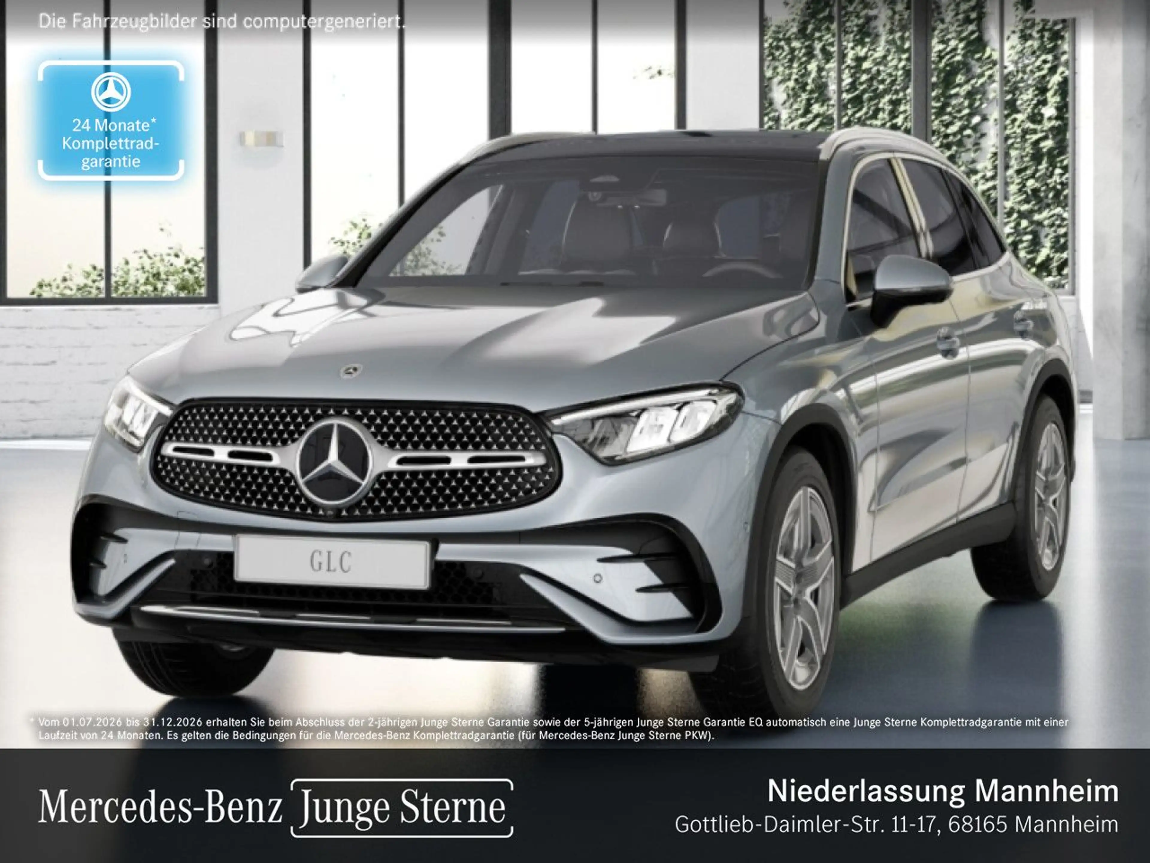 Mercedes-Benz GLC 220 d 4M AMG+PANO+360+AHK+LED+TOTW+KEYLESS+9G