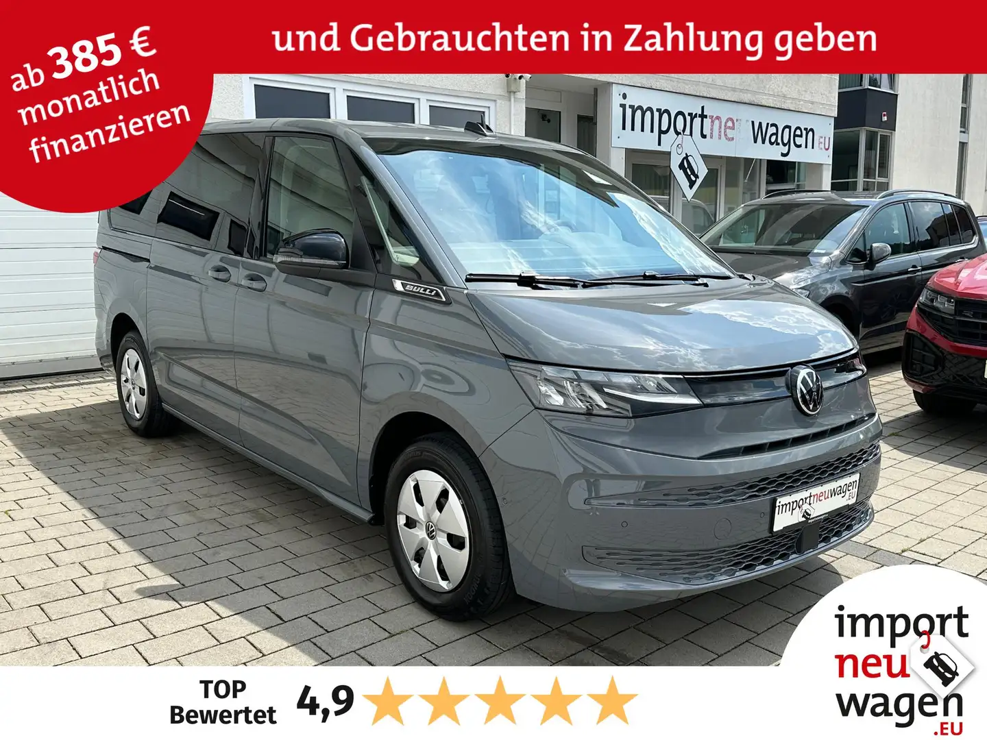 Volkswagen T7 Multivan LÜ 2.0 TDI DSG AHK+Kamera+SHZ+Climatronic uvm! Grau - 1