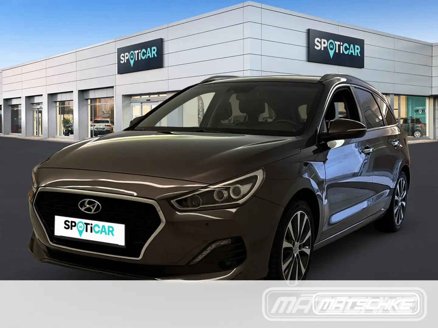Hyundai i30 Premium NAVI LED 7-GANG-DCT AHK smeđa - 1