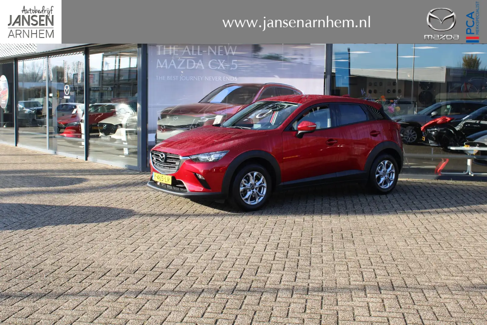 Mazda CX-3 2.0 SkyActiv-G 121 Comfort , Automaat, Navi, Clima Rouge - 1