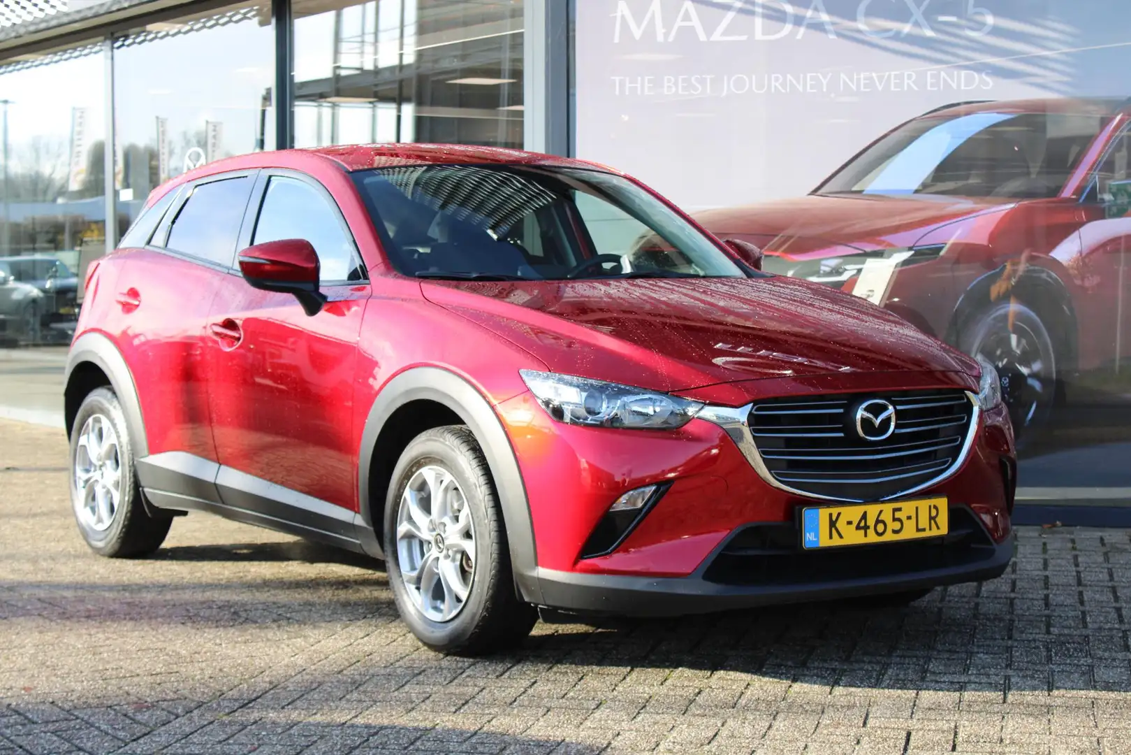 Mazda CX-3 2.0 SkyActiv-G 121 Comfort , Automaat, Navi, Clima Rouge - 2
