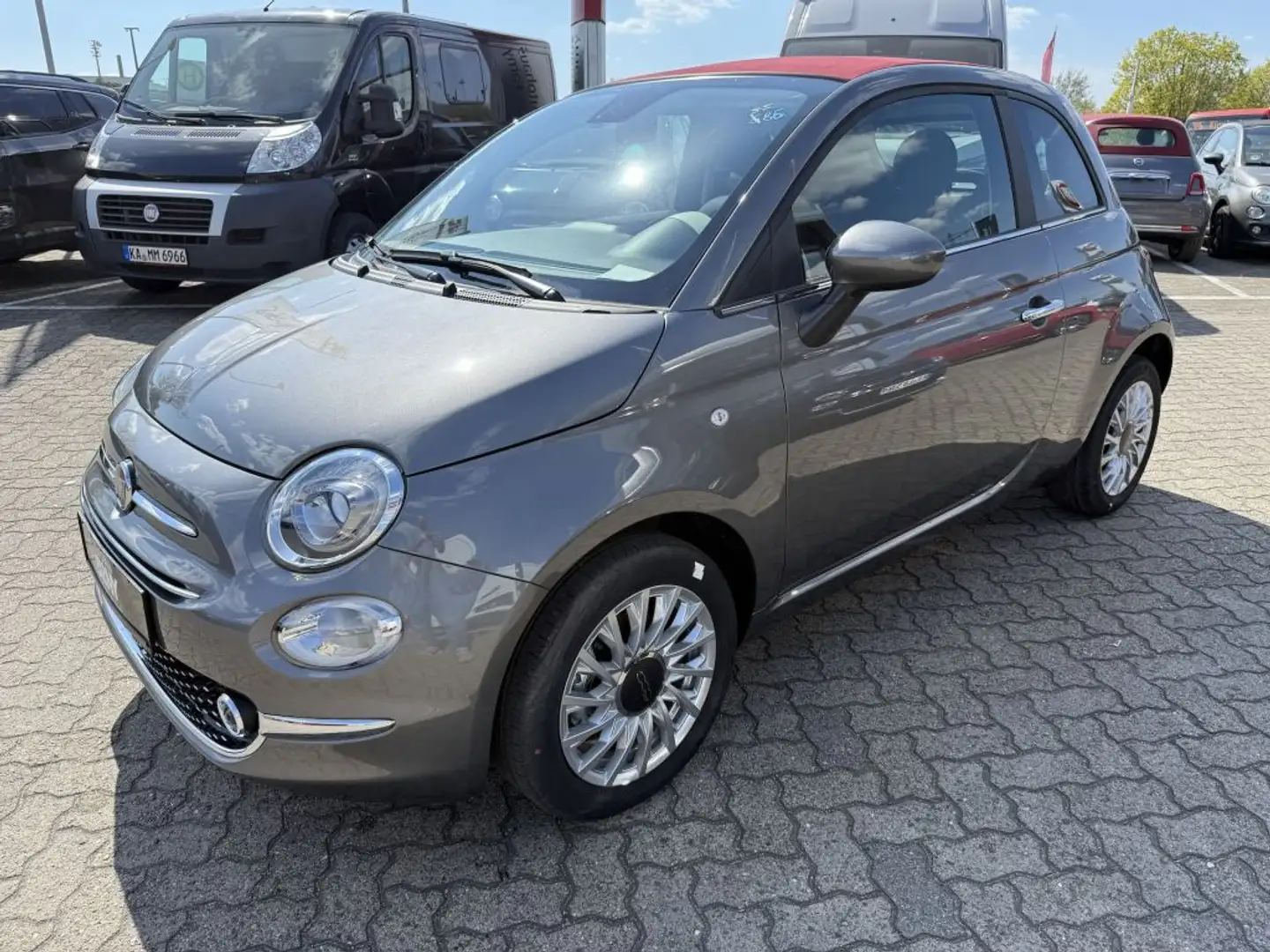 Fiat 500 C 1.0 GSE Hybrid Dolcevita Gris - 1