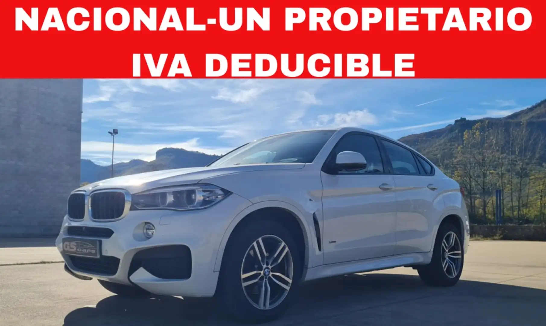 BMW X6 xDrive 30dA Weiß - 1