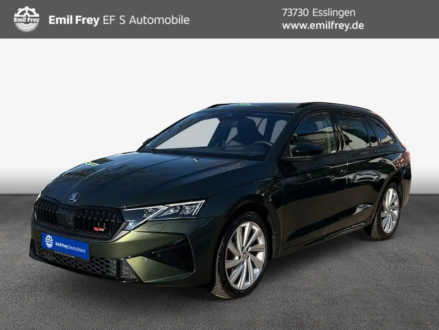 Skoda Octavia Combi 2.0 TSI RS 195 kW, 5-türig Grün - 1