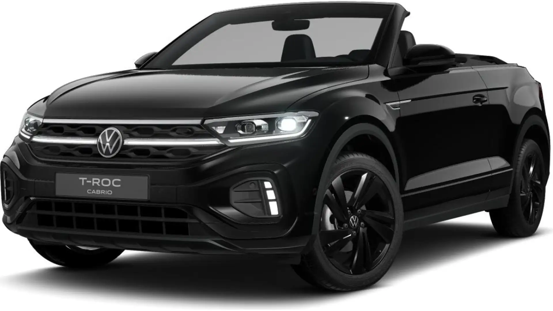 Volkswagen T-Roc R-LINE*BLACK STYLE*KAMERA*IQ.Drive Schwarz - 1