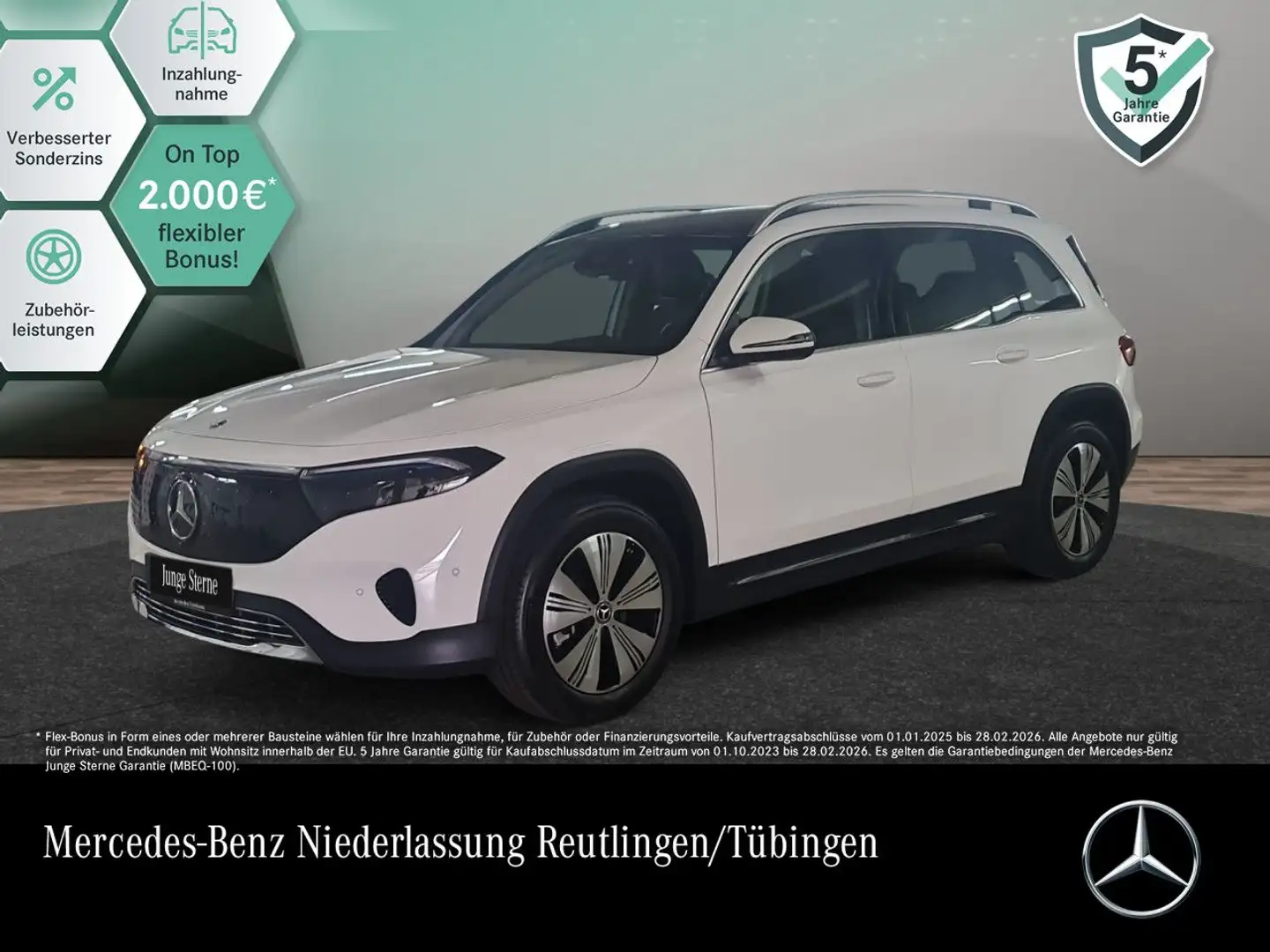 Mercedes-Benz EQB 250 PROG+ADVANCED+AHK+PANO+KAMERA+SPUR Weiß - 1