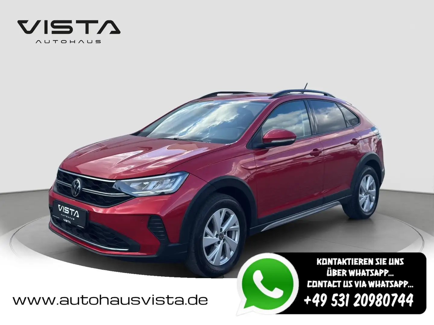 Volkswagen Taigo 1.0 TSI**MFL*SHZ*CARPLAY*RFK*PDC*NAVI*DSG* Rot - 1