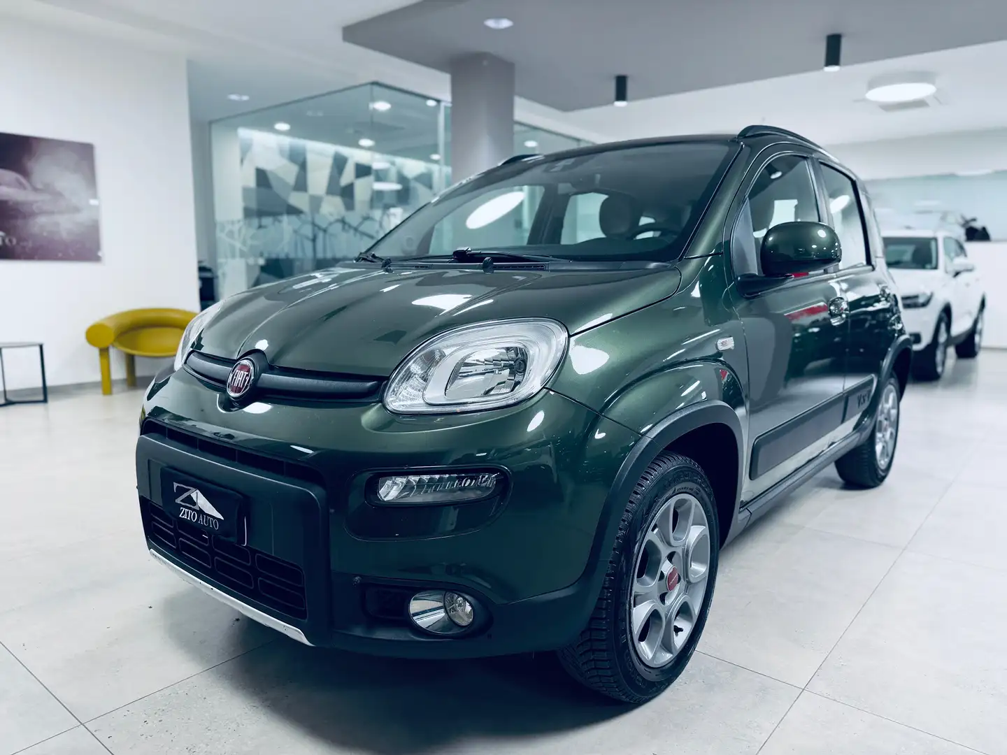Fiat Panda 4x4 1.3 mjt 16v 75cv Groen - 1