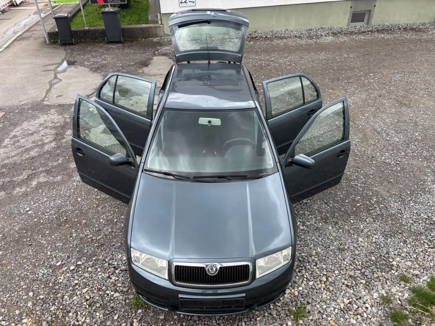 Skoda Fabia 1.4 Ambiente**EURO 4**KLIMA**TÜV NEU**ZV** Grijs - 1