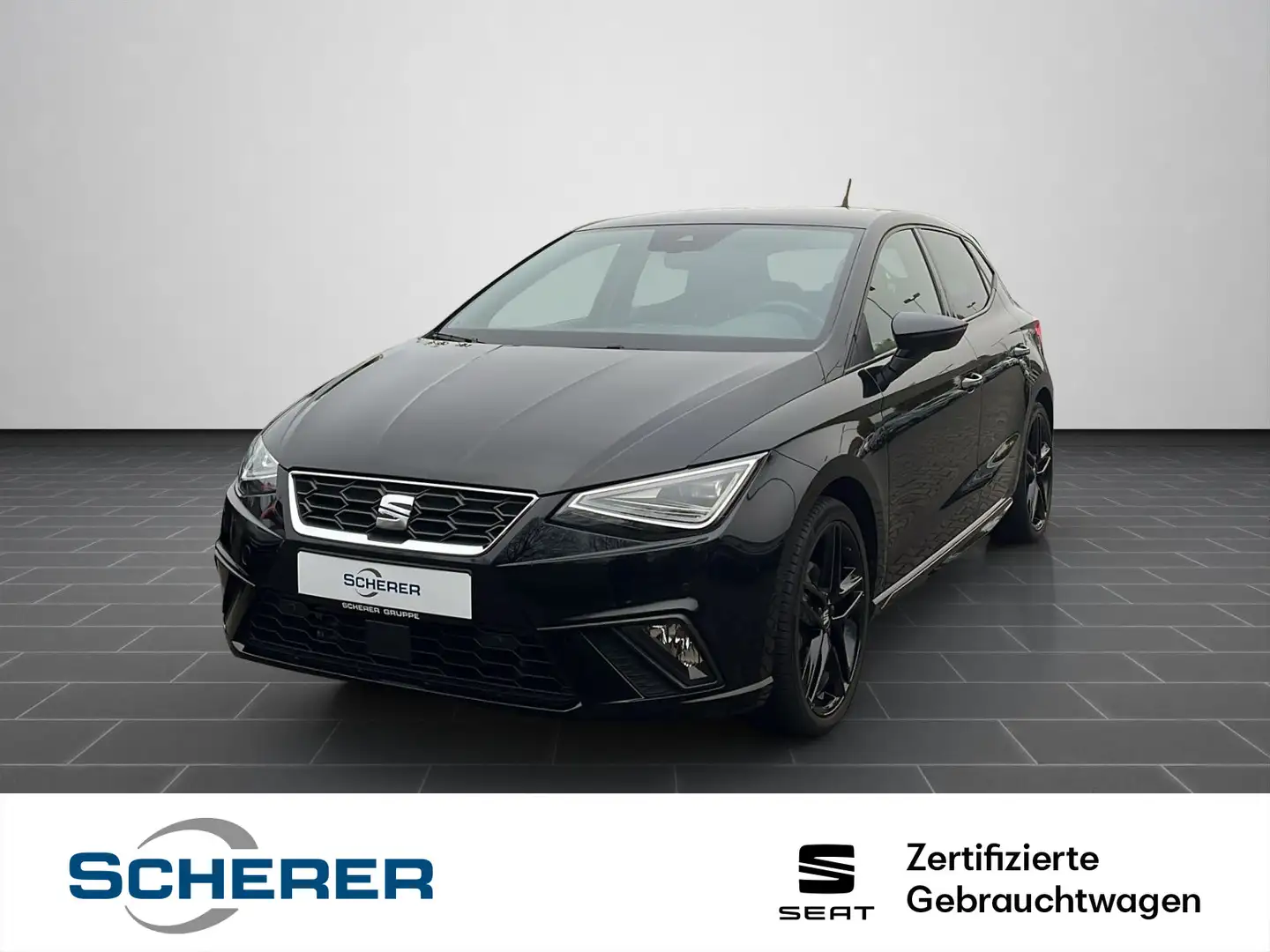 SEAT Ibiza 1.0 TSI FR Pro Black Edition PDC, RFK, Kes Schwarz - 1