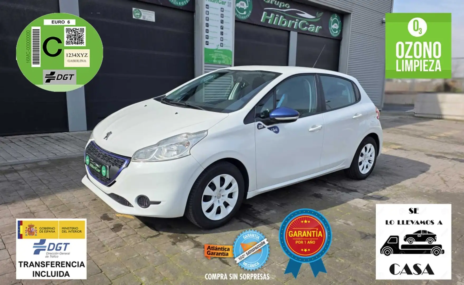 Peugeot 208 1.0 PureTech Like 68 Blanco - 1