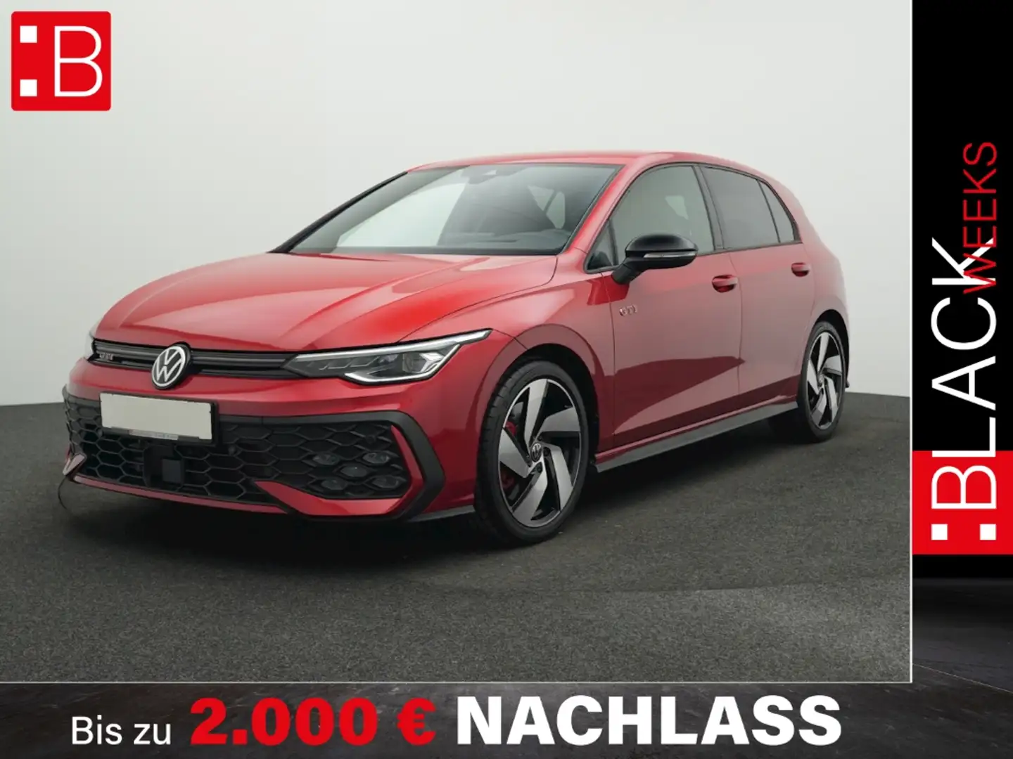 Volkswagen Golf GTI 8 2.0 TSI DSG BLACK STYLE KAMERA LED+ NAVI ACC Rot - 1