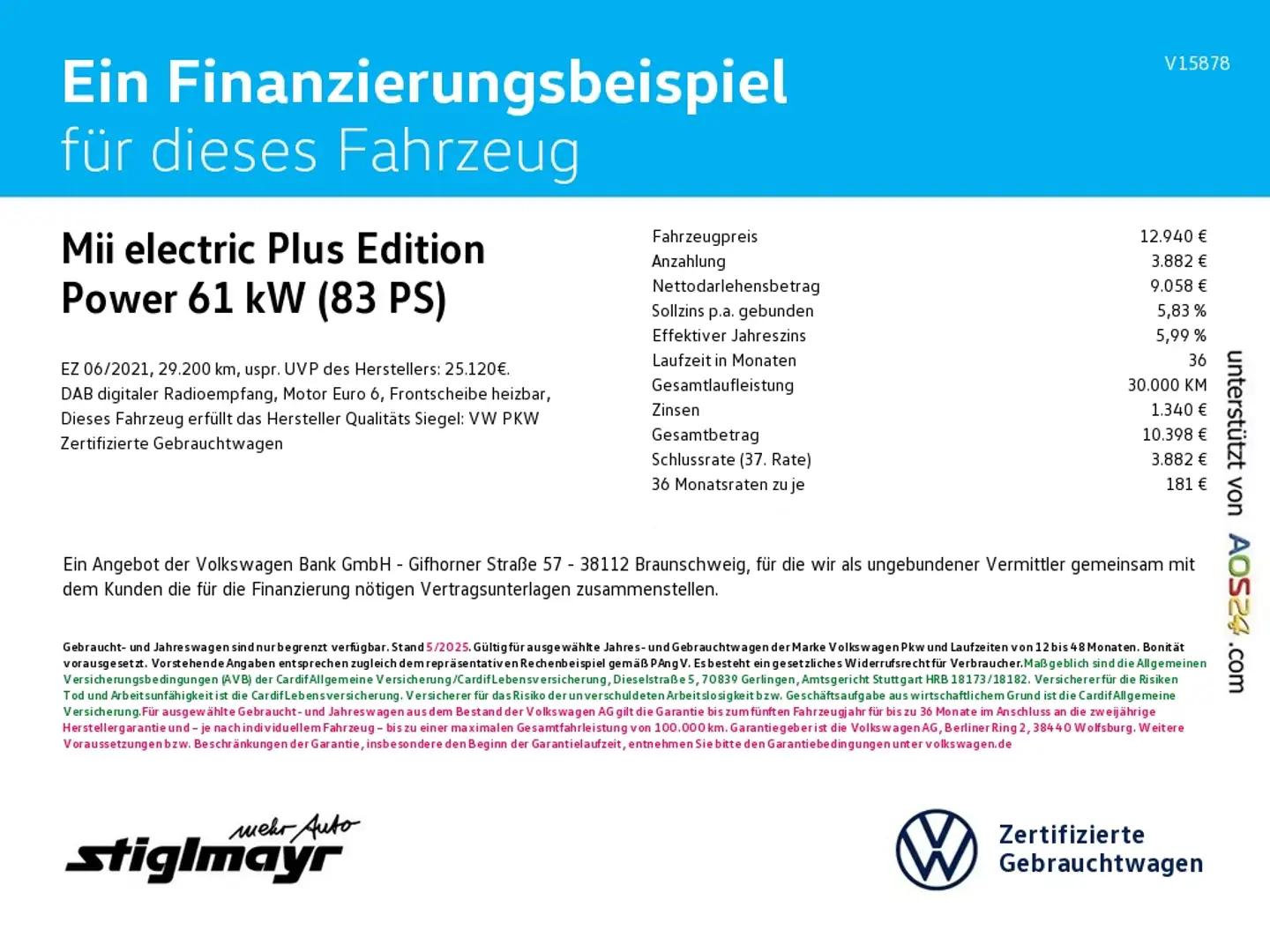 SEAT Mii electric Plus Edition Power Charge SITZHZG Schwarz - 2