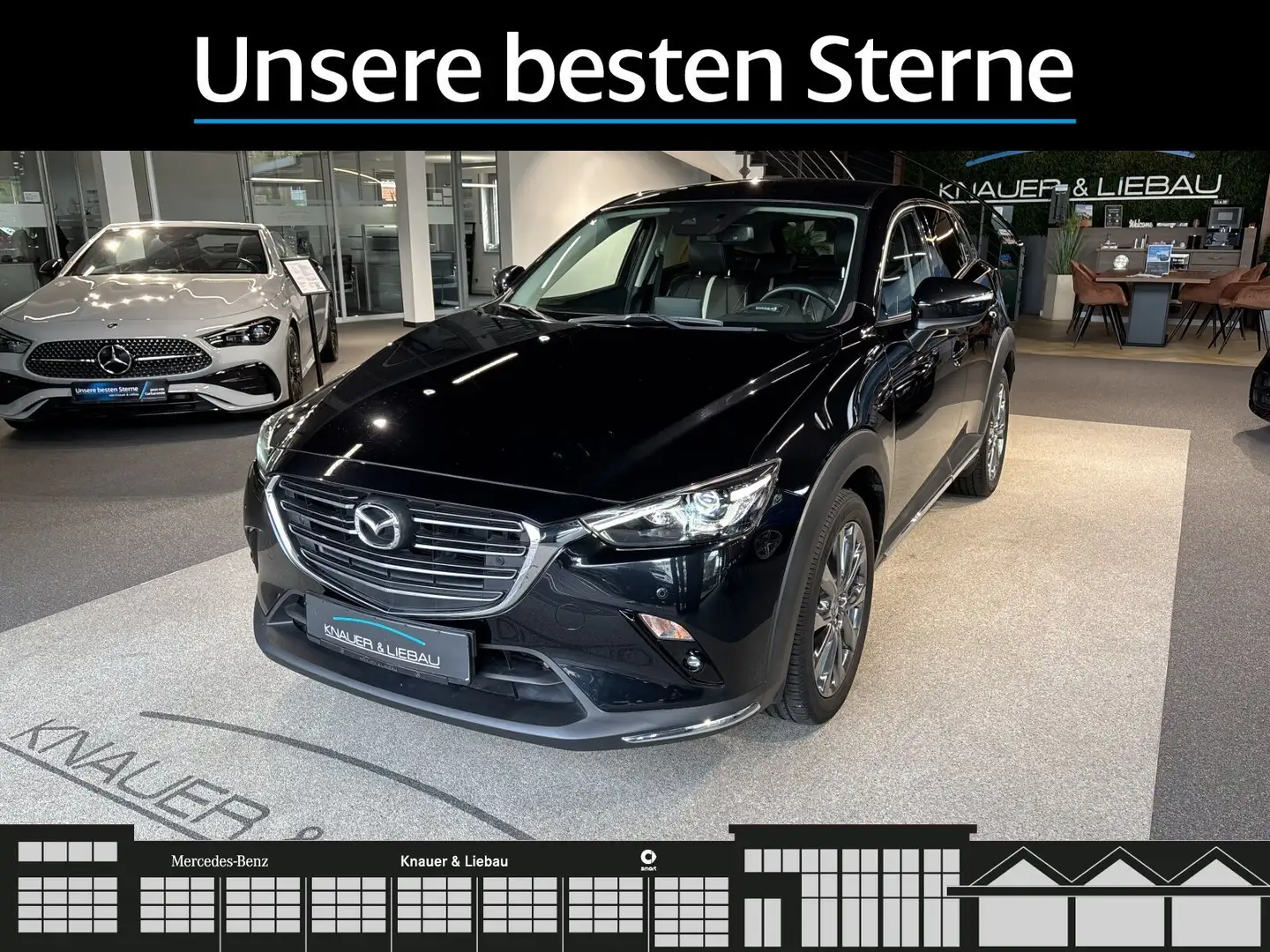 Mazda CX-3 CX-3 2.0 SKYACTIV Navi*LED*HUD*Camera*DAB* Noir - 2