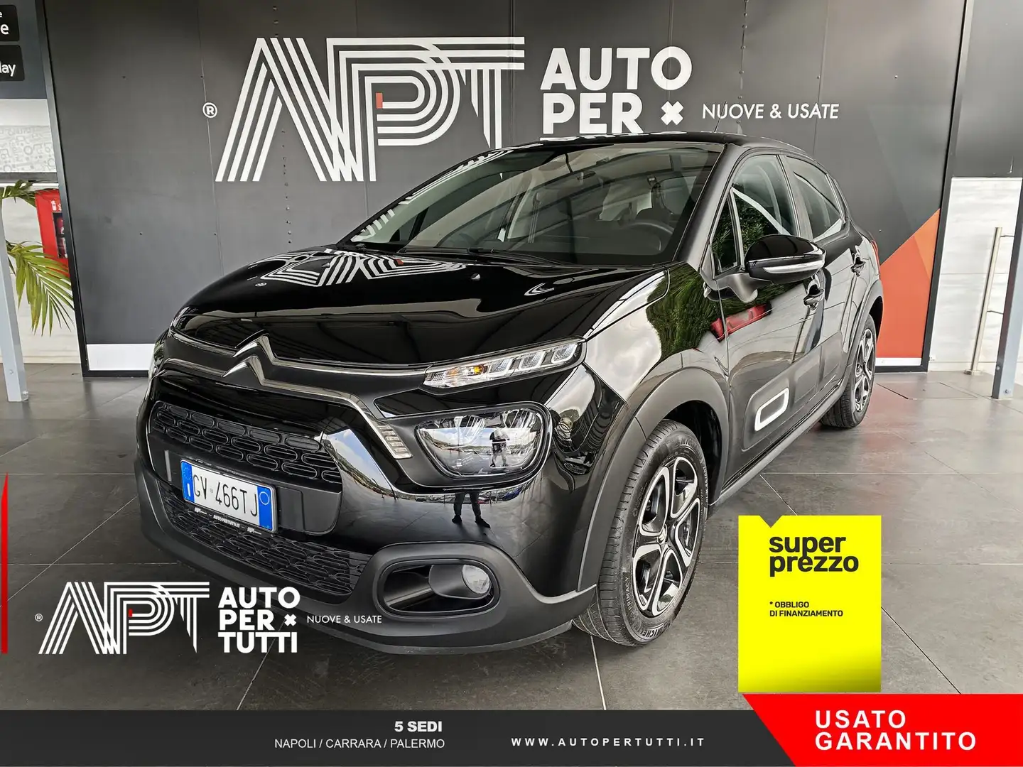 Citroen C3 C3 1.2 puretech Plus s&s 83cv Nero - 1