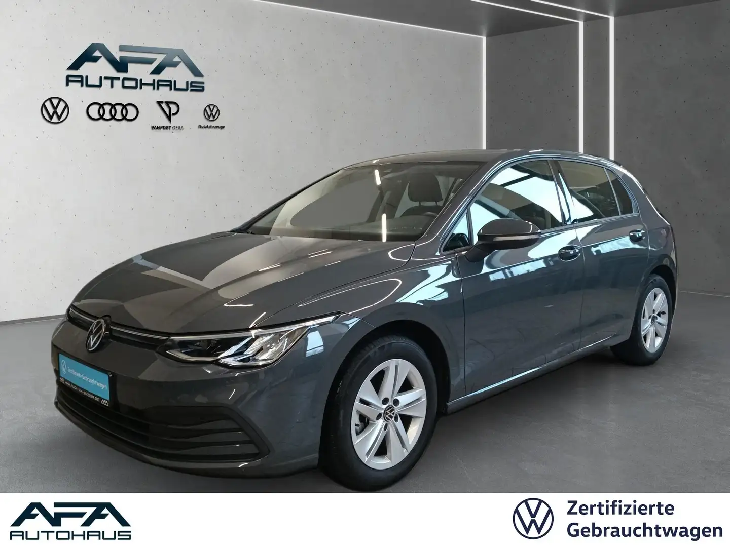 Volkswagen Golf VIII 1.0 eTSI LIFE DSG Navi*LED*RFK*ACC*APP Grau - 1