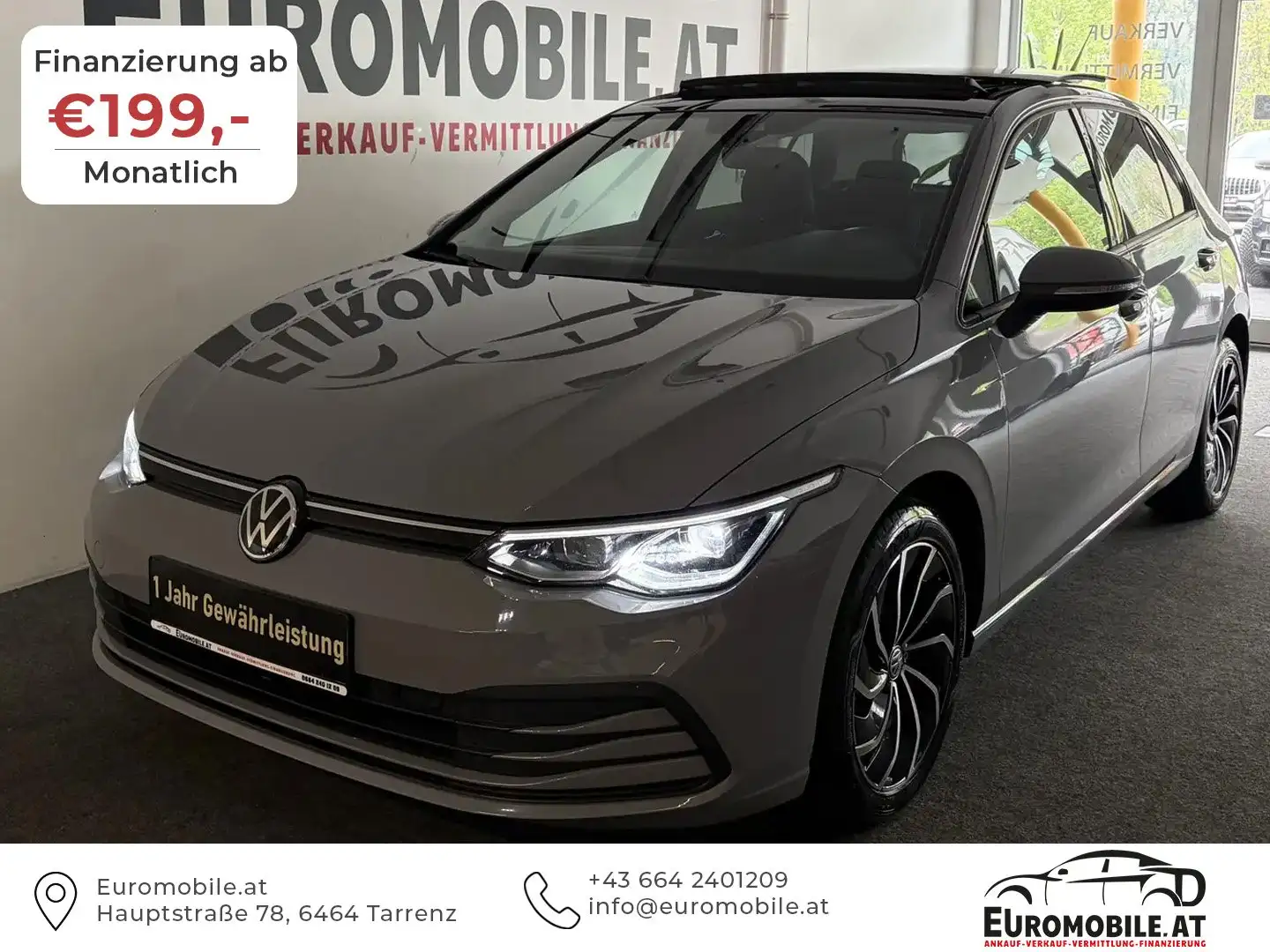 Volkswagen Golf Life Top-Paket*Business-Paket*PANO*H&K*LED*Dig.COC Grau - 1