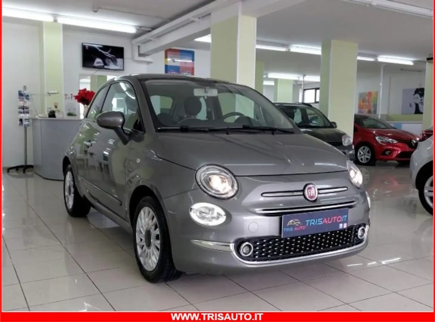 Fiat 500 1.2 Lounge NEOPATENTATI (VIRTUAL+TETTO PANORAMICO) Grigio - 1