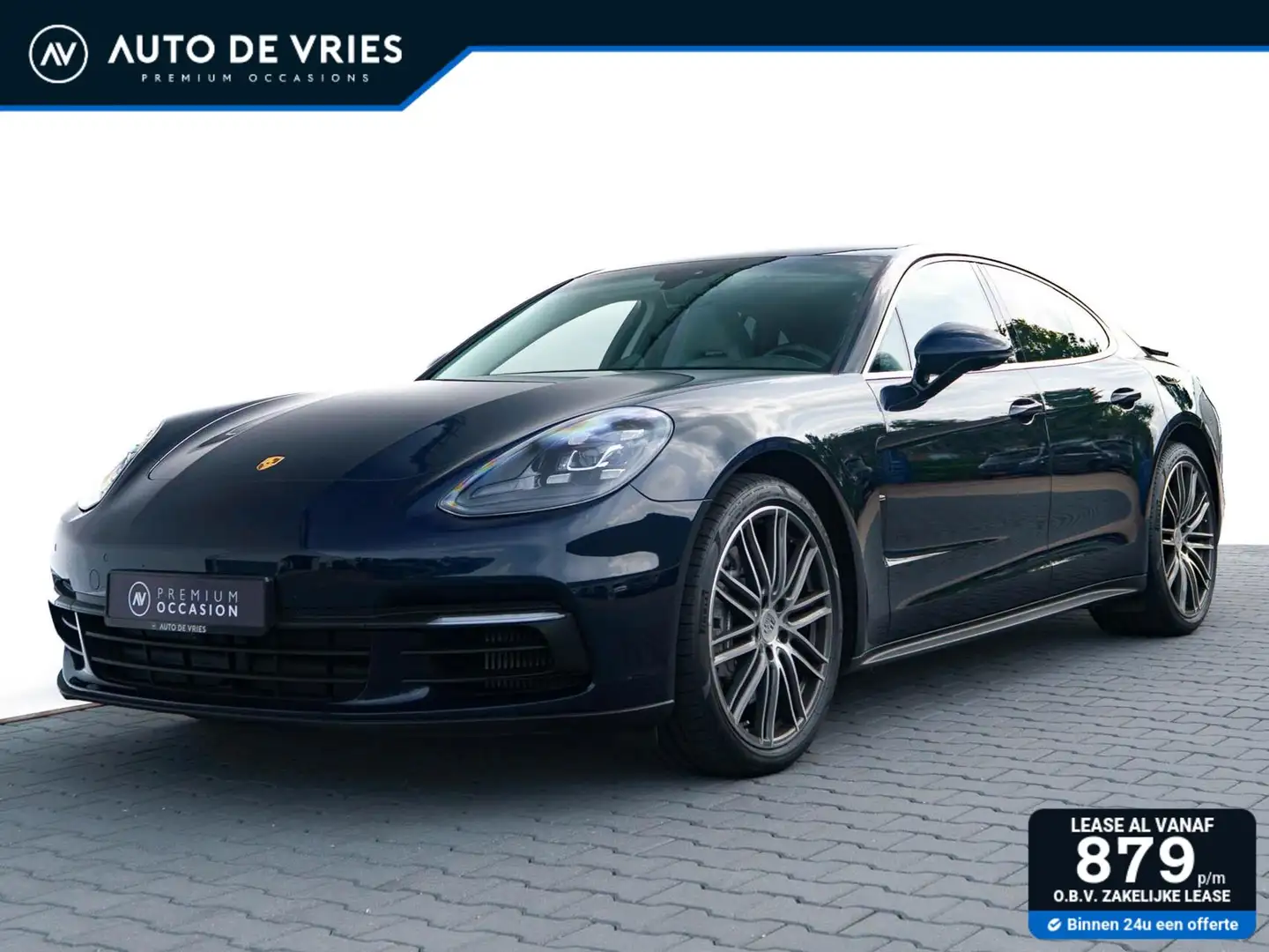 Porsche Panamera 2.9 4 E-Hybrid 462pk | Surround-View | Lederen Com Bleu - 1