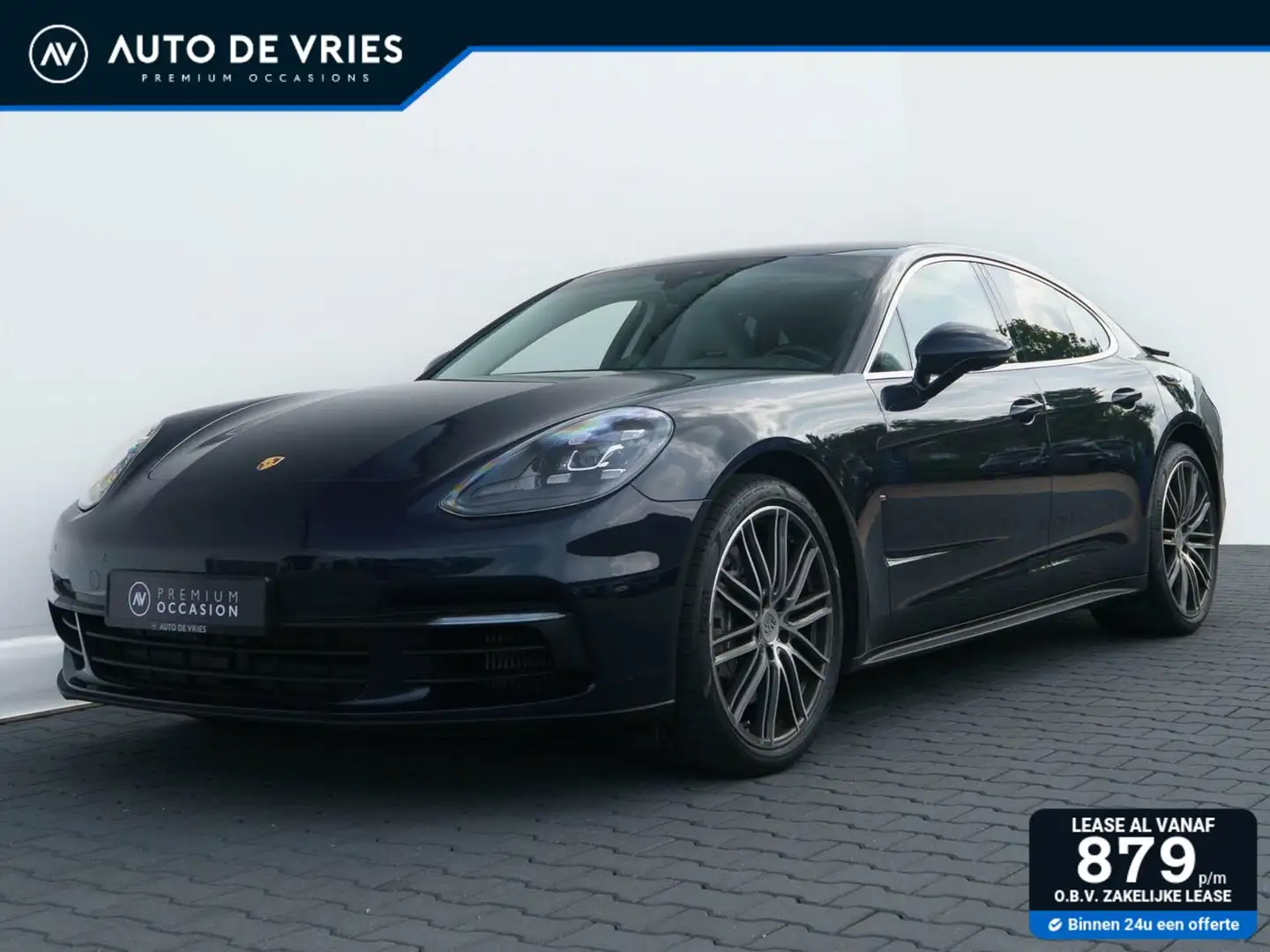 Porsche Panamera 2.9 4 E-Hybrid 462pk | Surround-View | Lederen Com Blau - 1
