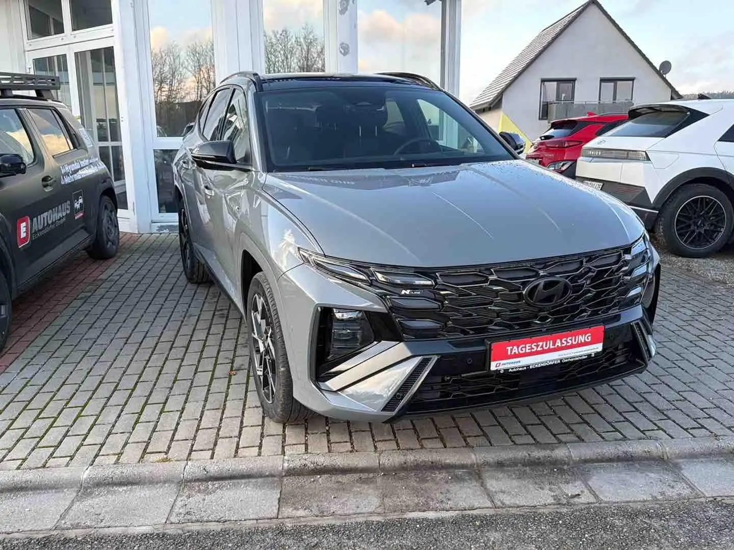 Hyundai TUCSON N Line HEV *360Cam°*Sitzpaket*Pano*VOLL* Grau - 1