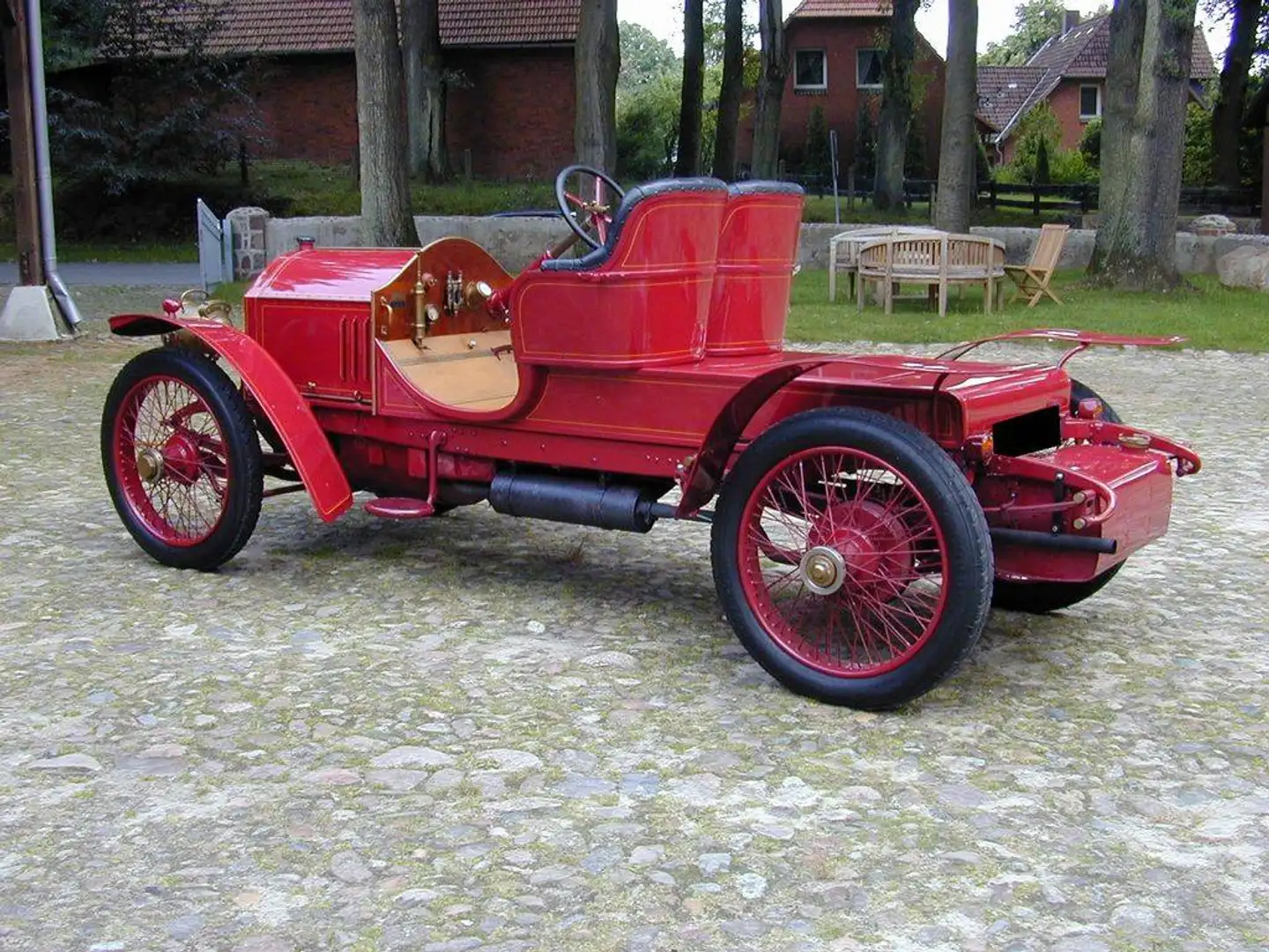 Oldtimer Sonstige Mercedes (DMG) 15/20 PS - Runabout aus der Messingzeit Rot - 2