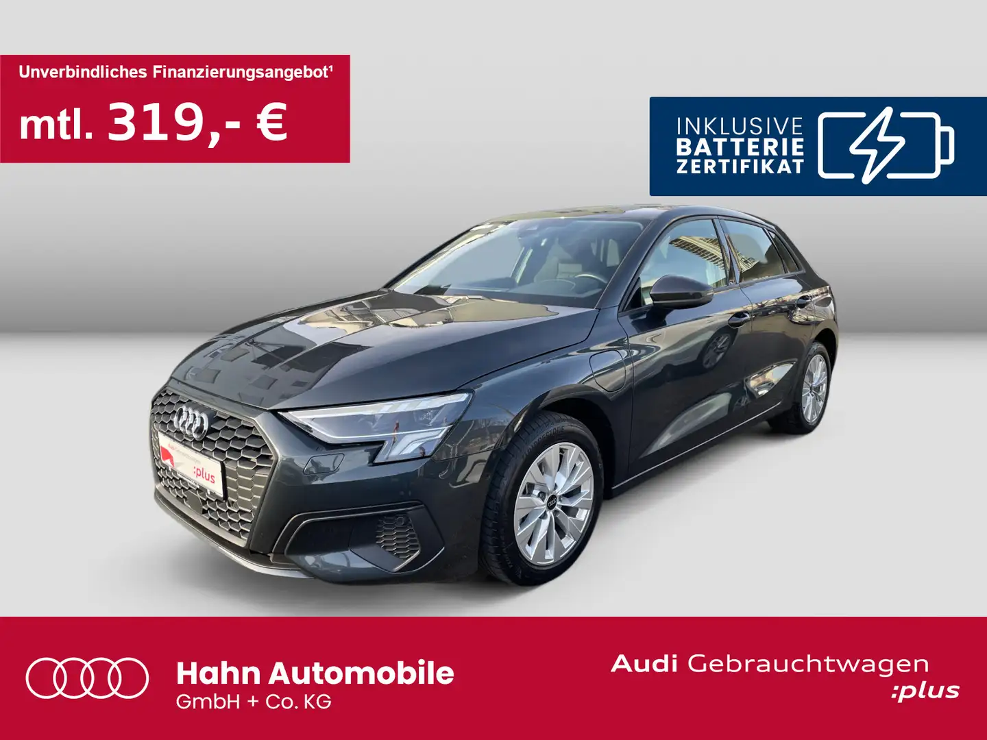 Audi A3 40TFSIe S-tronic Navi LED AHK Carpl Schwarz - 1