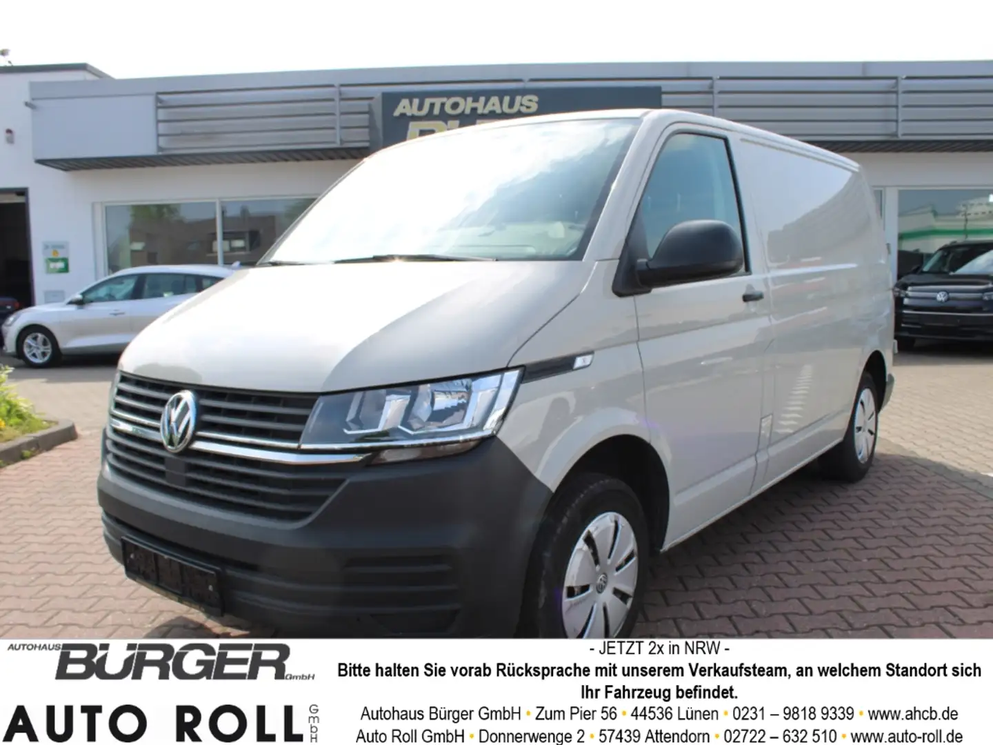 Volkswagen T6.1 Transporter 2.0 TDI Klima PDC AHK-abnehmbar Notbremsass. Tel.- Grau - 1