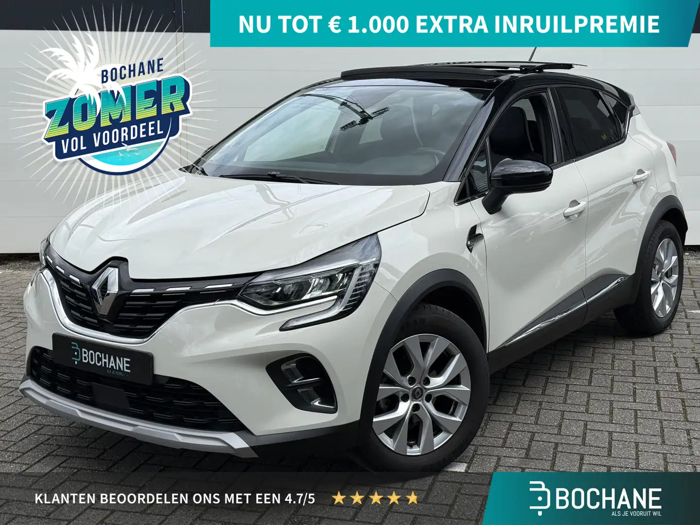 Renault Captur 1.0 TCe 100 Intens (Hoge instap) Panoramadak | Par Blanc - 1