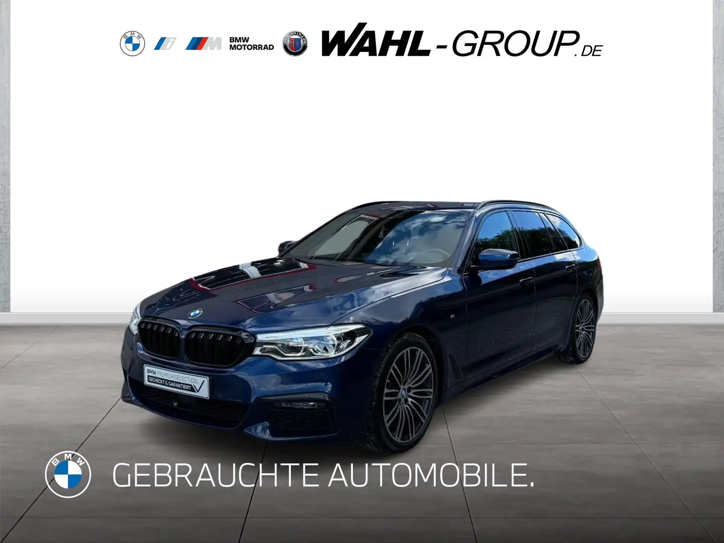 BMW 520 d Touring M Sport AHK Standhzg HeadUp Adapt LED Blau - 1