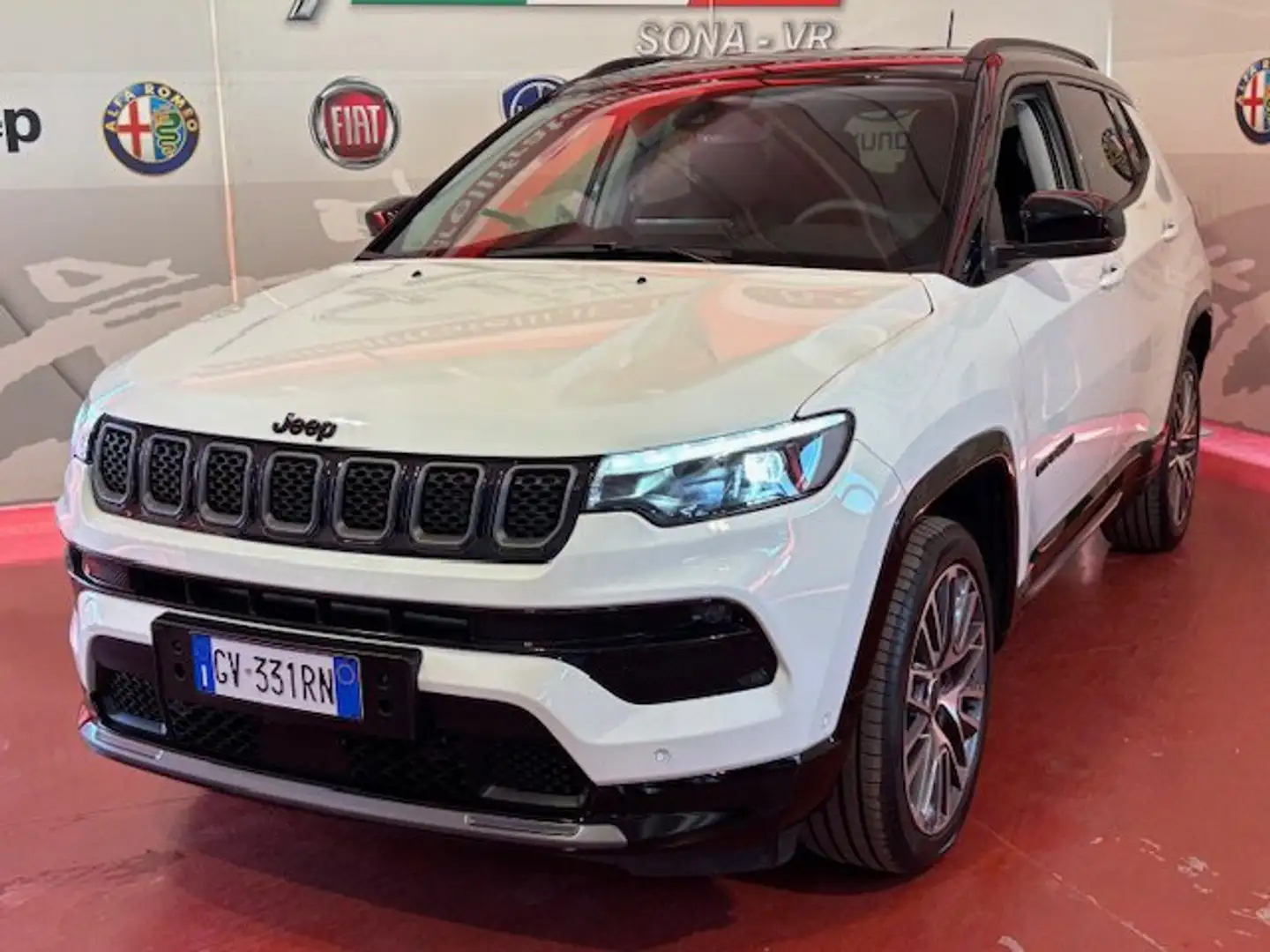 Jeep Compass 1.5 Turbo T4 130CV MHEV 2WD Summit Blanc - 1