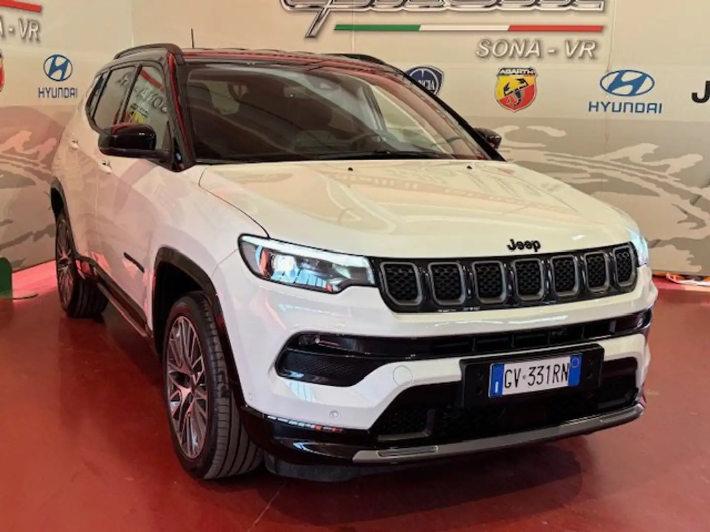 Jeep Compass 1.5 Turbo T4 130CV MHEV 2WD Summit Blanc - 2