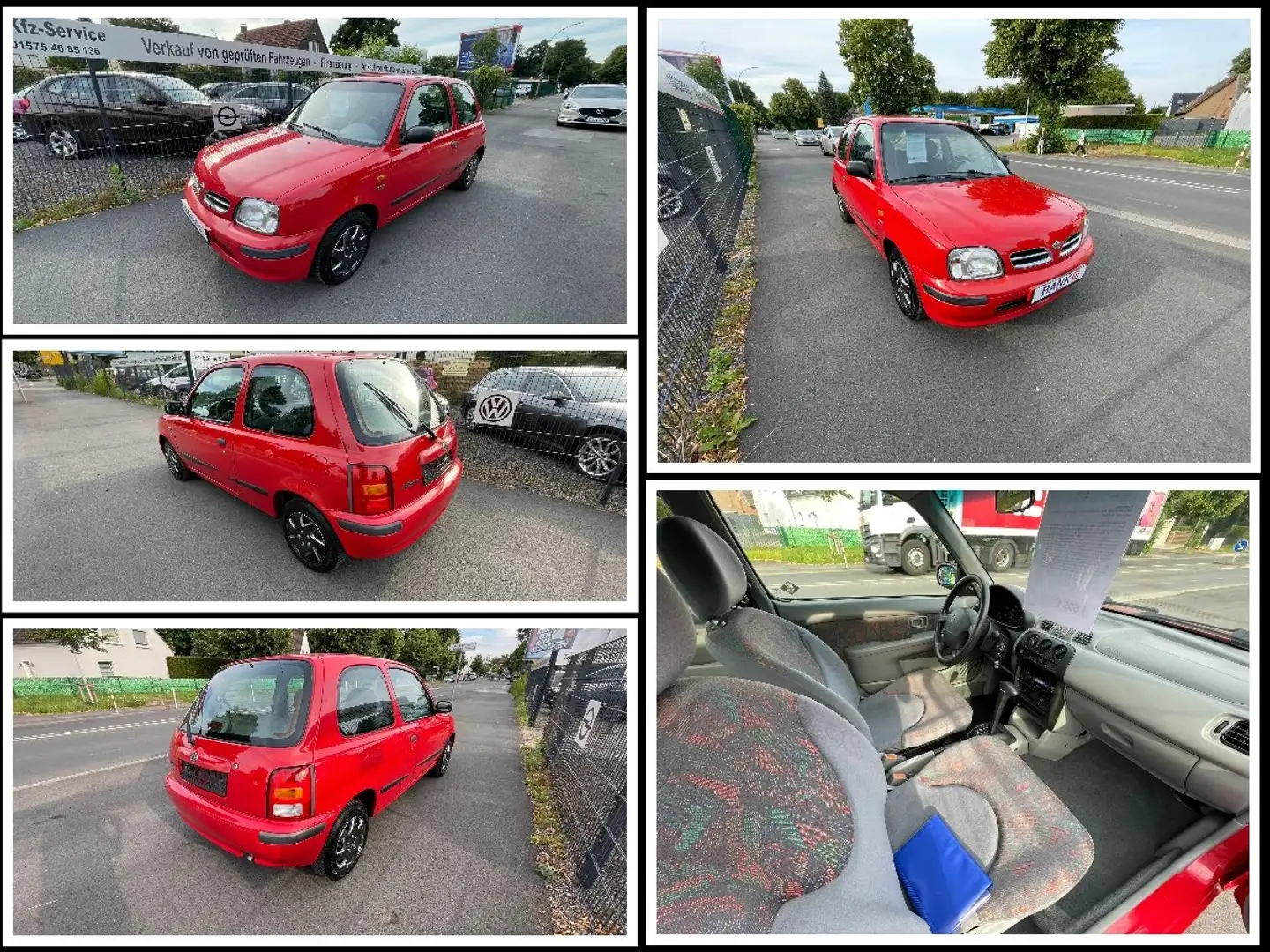Nissan Micra 1.0 Red & Black "AUTOMATIK" nur 74.000 km! Rood - 1