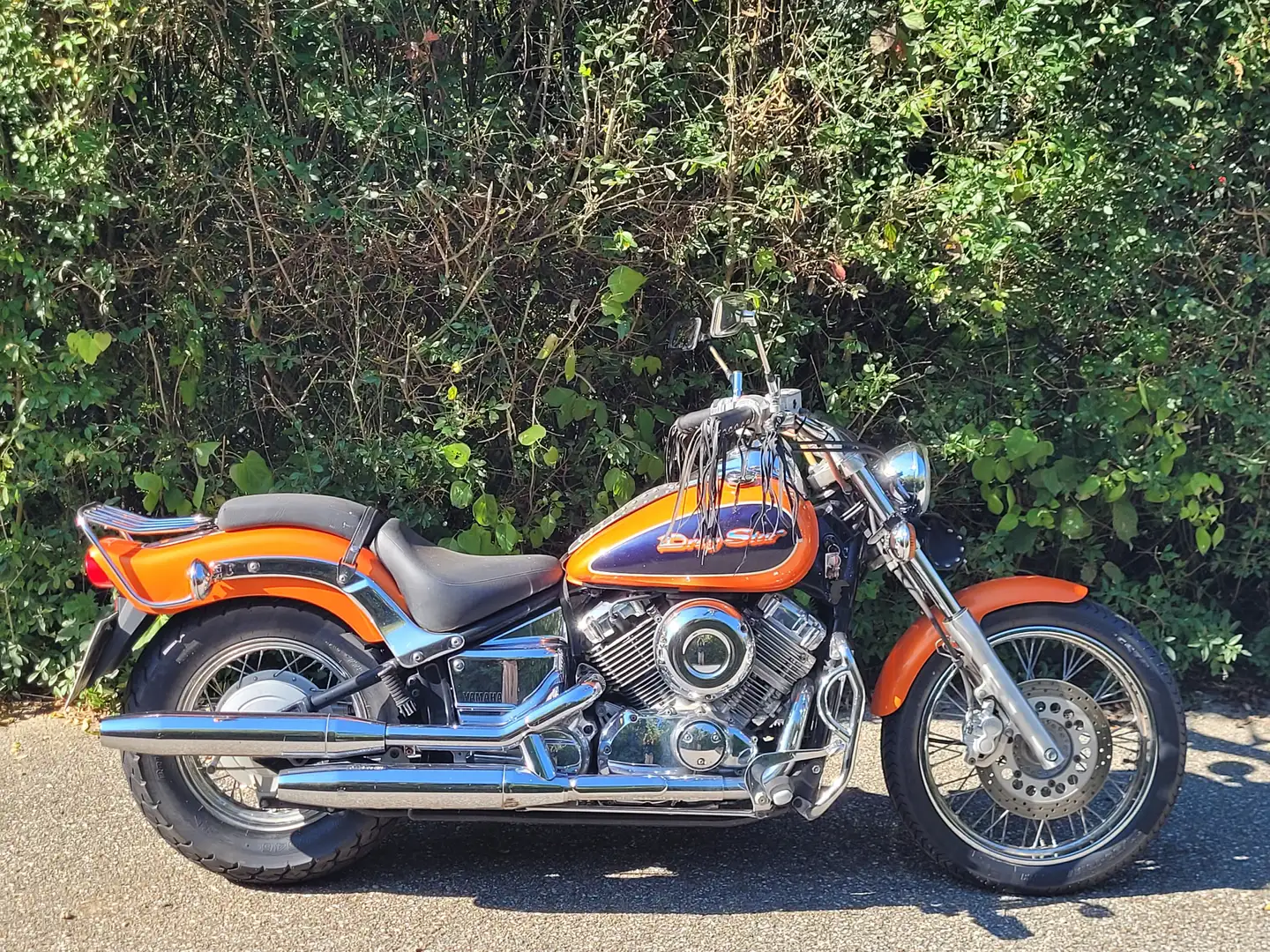 Yamaha XVS 650 Dragstar Narancs - 1