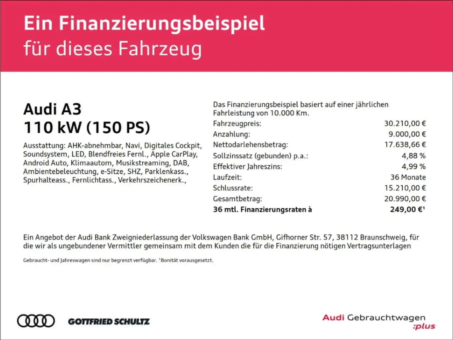 Audi A3 Sportback 35 TFSI ACC AHK PARK ASSIST VIRTUAL DAB Blanc - 2